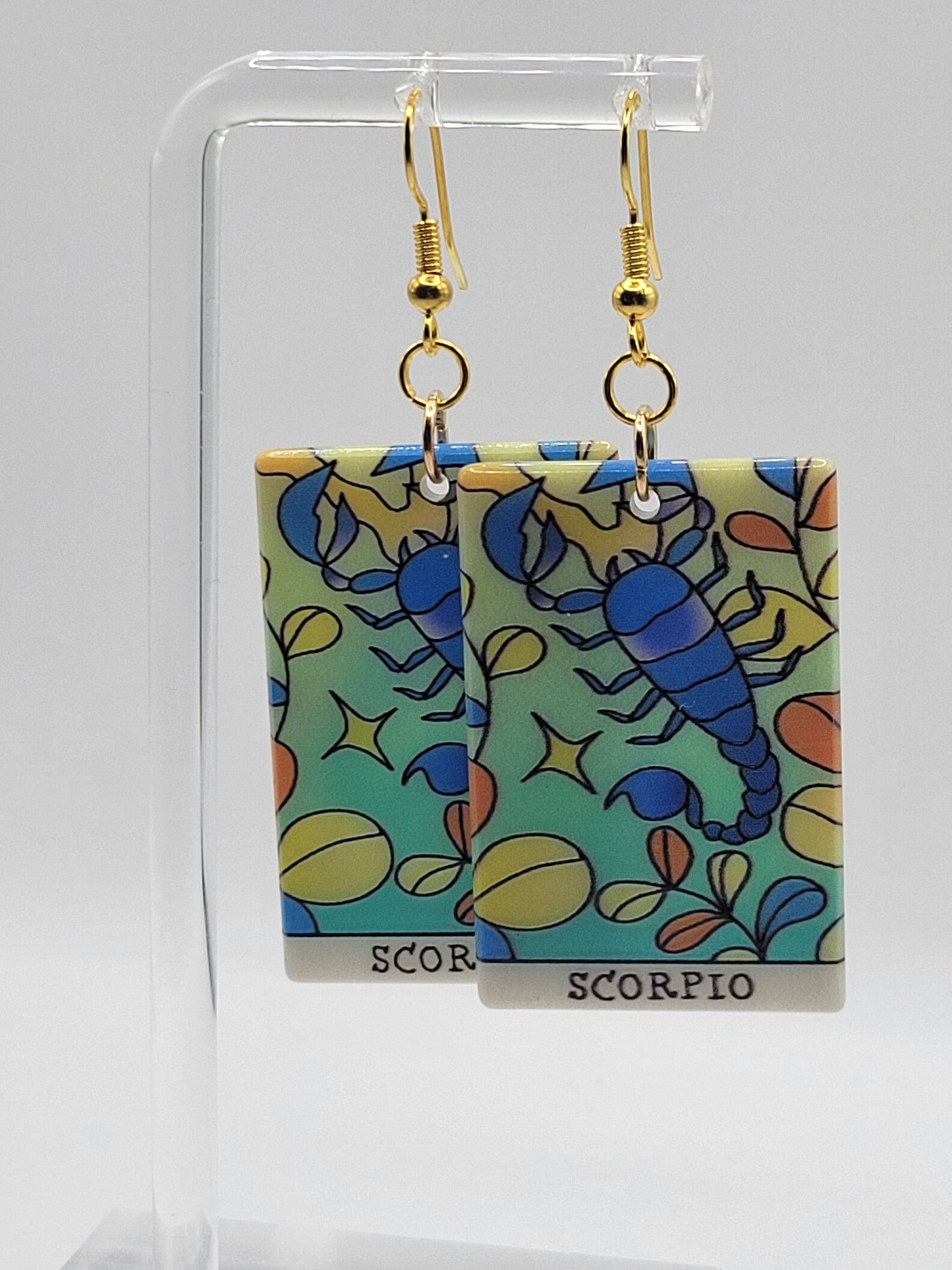 Zodiac Pendant Earrings