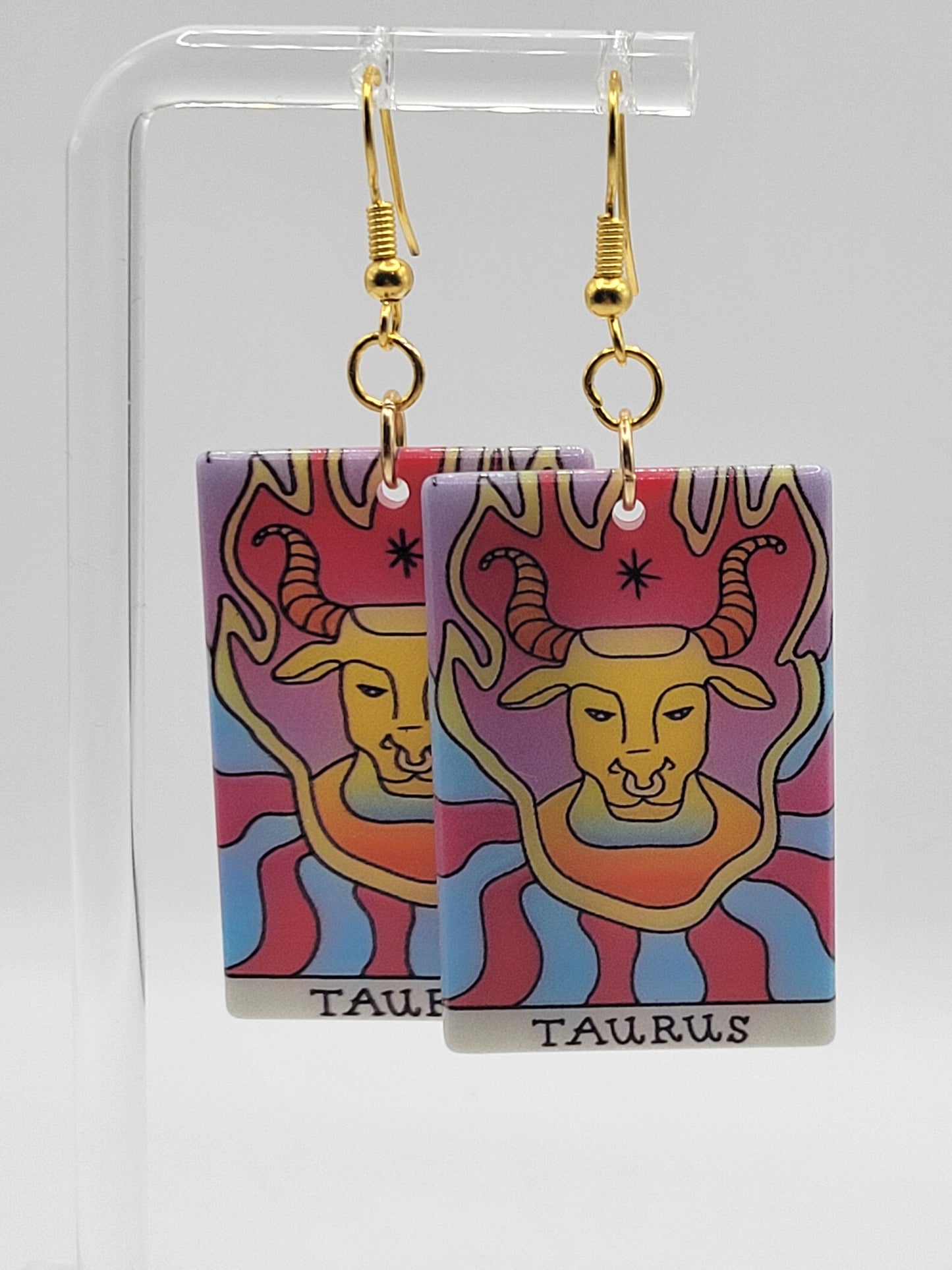 Zodiac Pendant Earrings