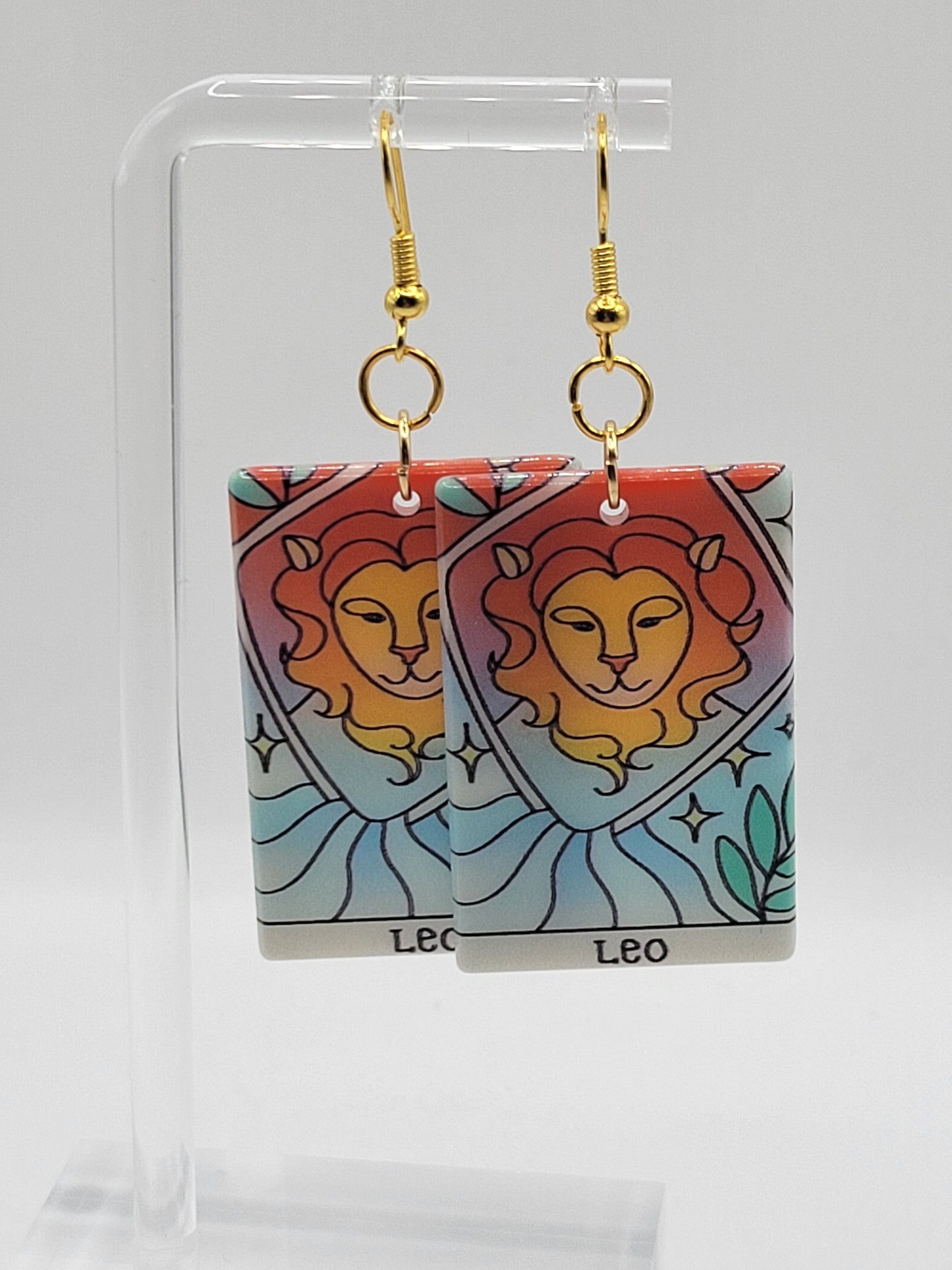 Zodiac Pendant Earrings