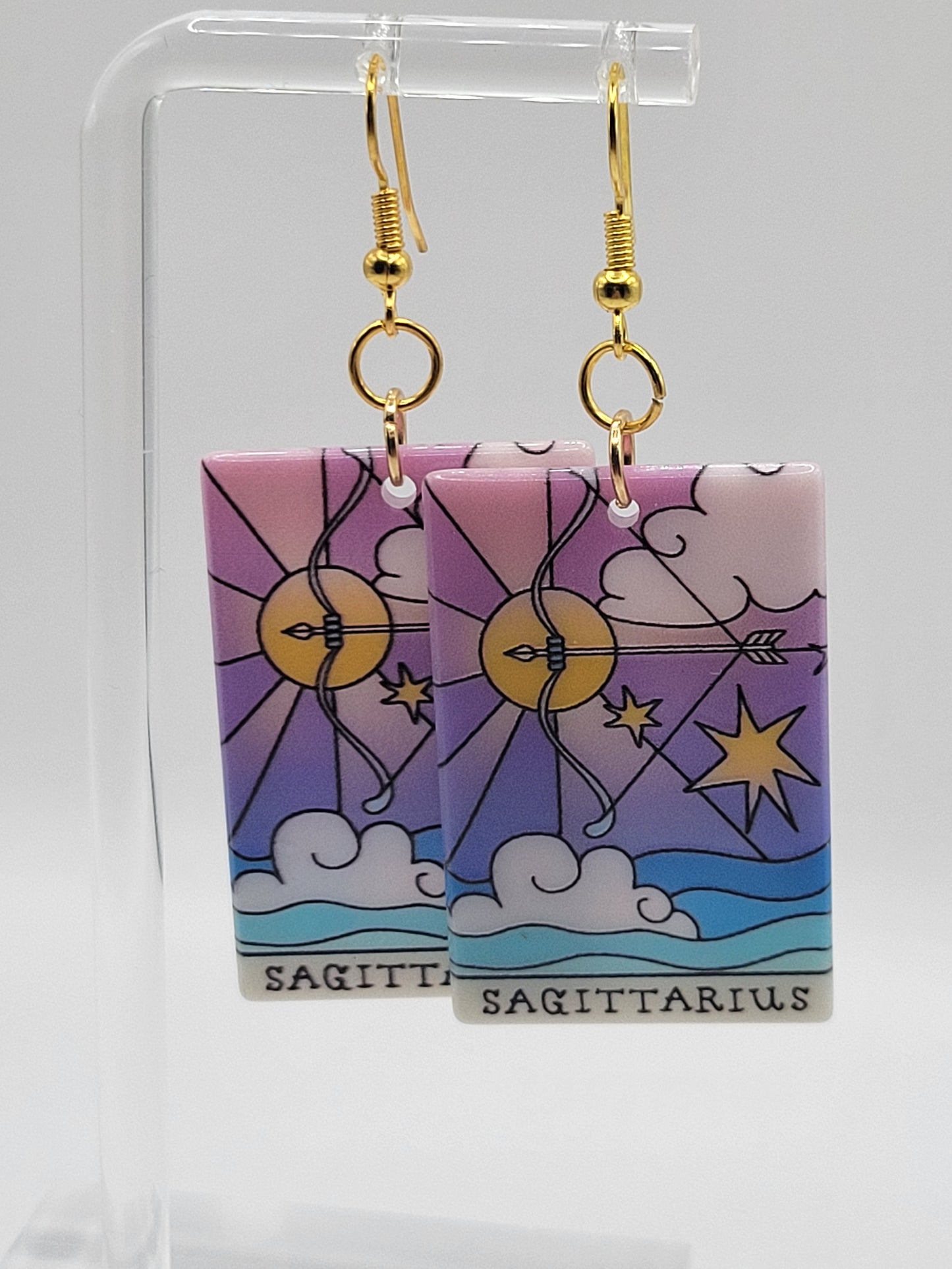 Zodiac Pendant Earrings