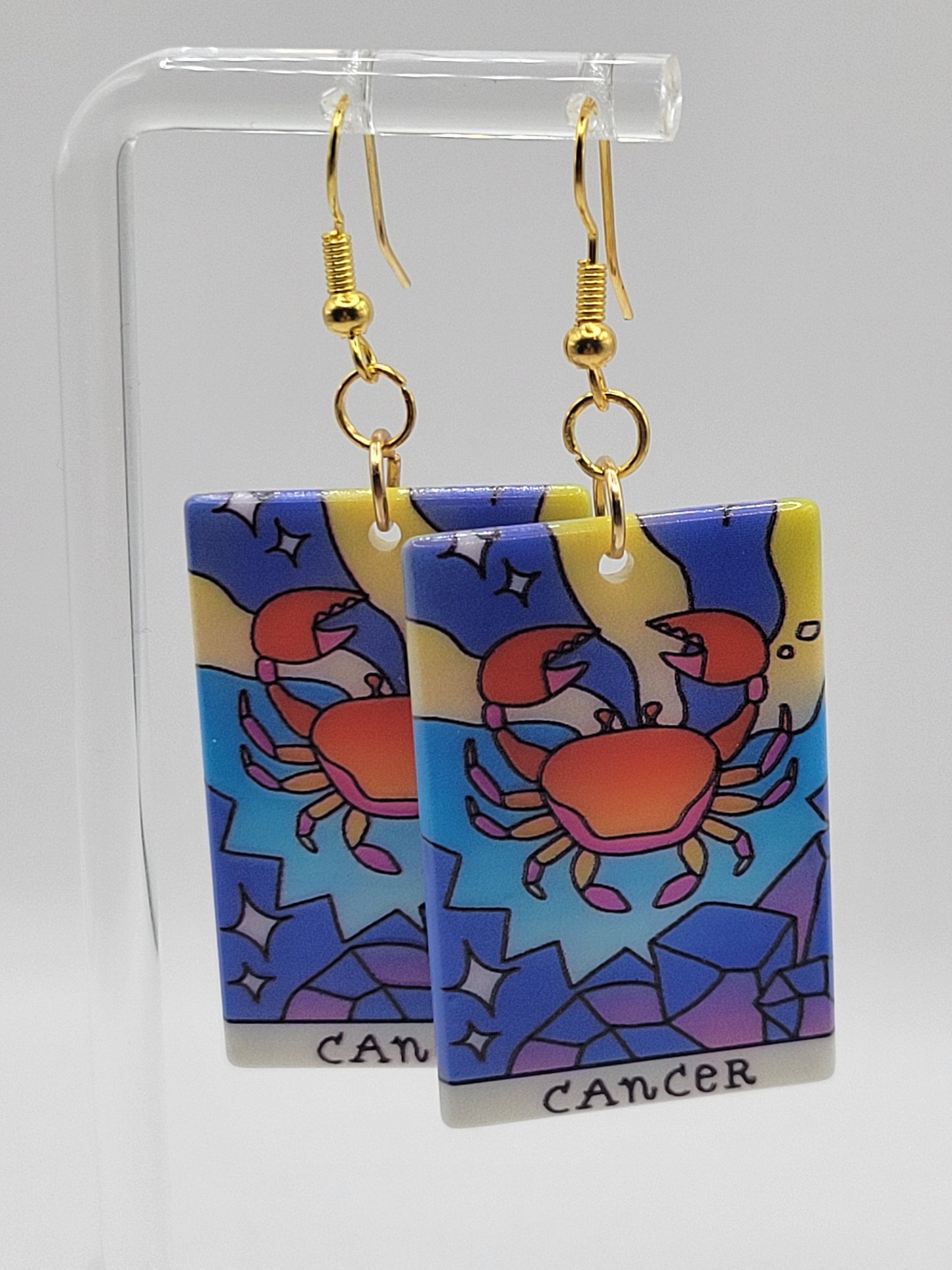 Zodiac Pendant Earrings