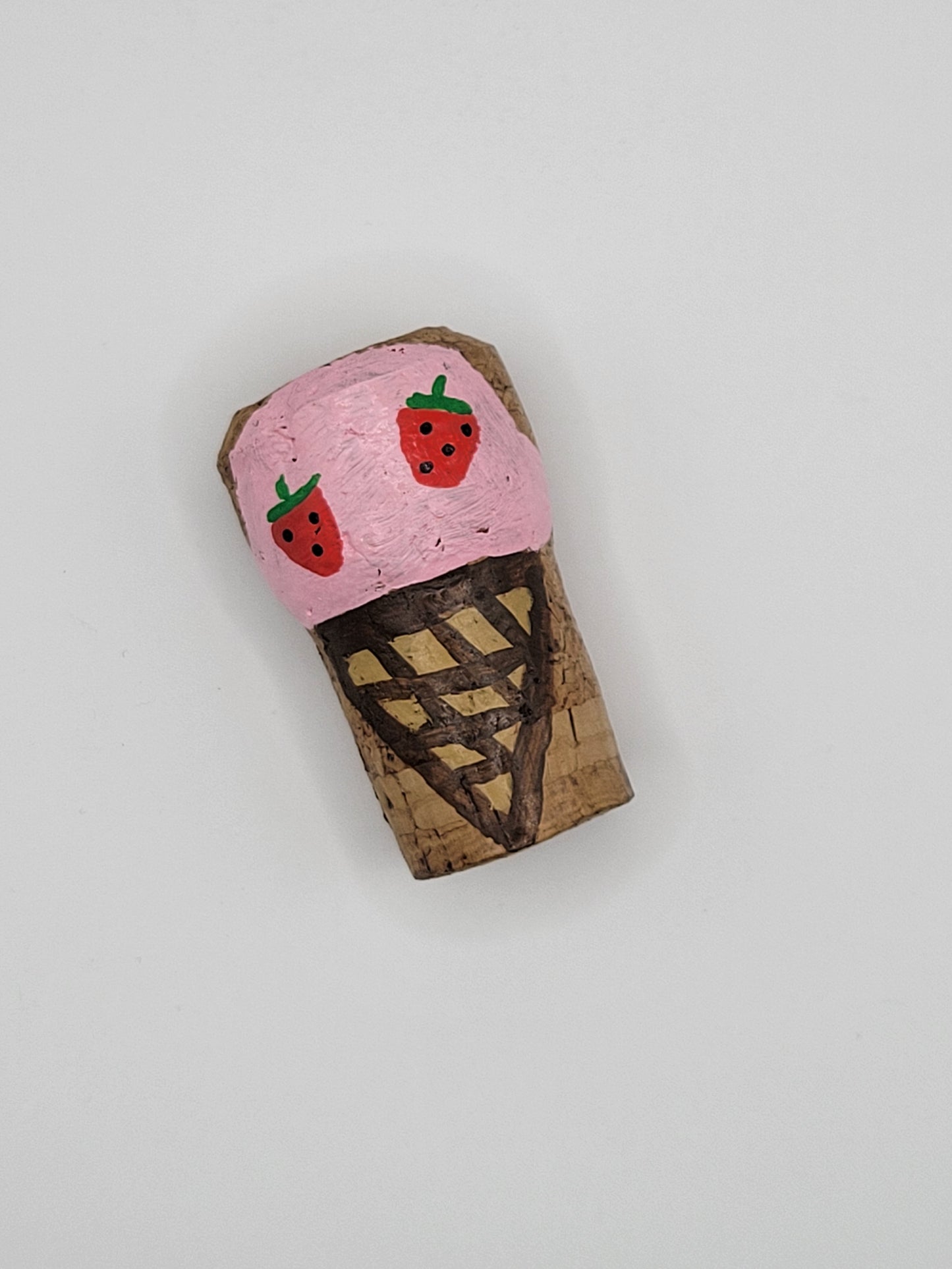 Aimants pour glace à la fraise