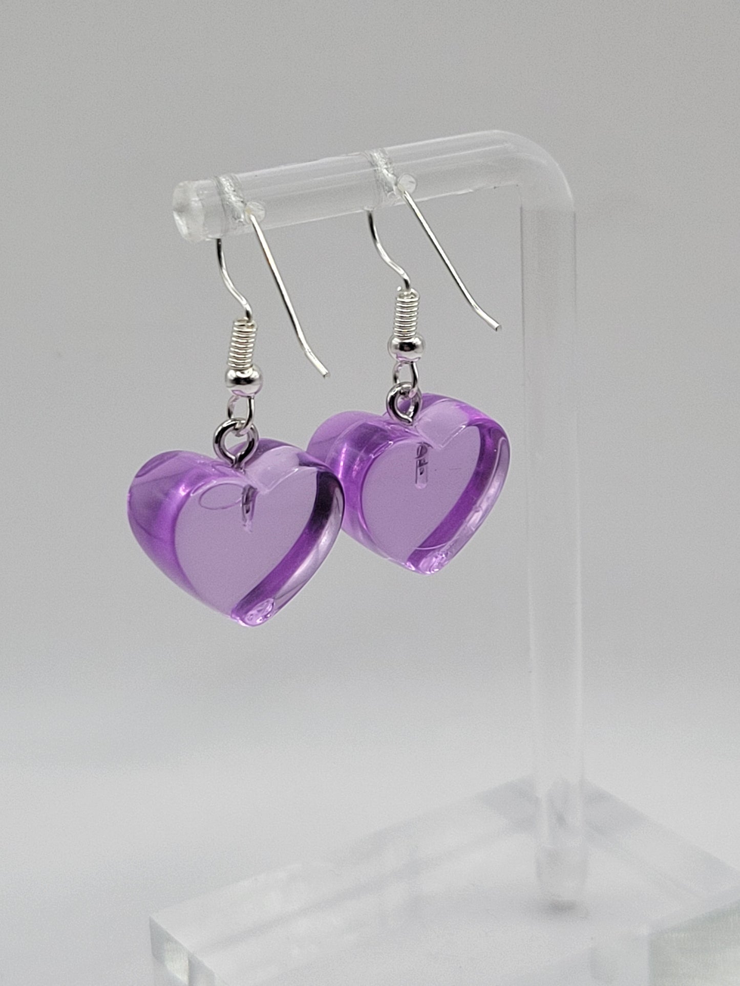 Jelly Heart Earrings