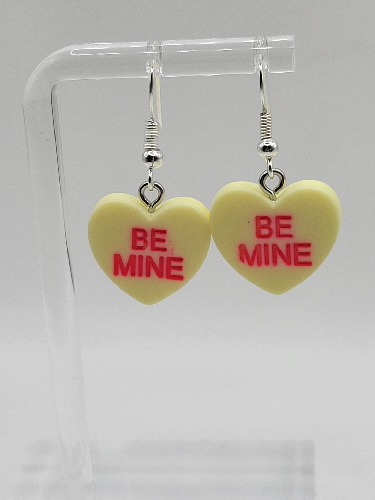 Conversational Heart Earrings