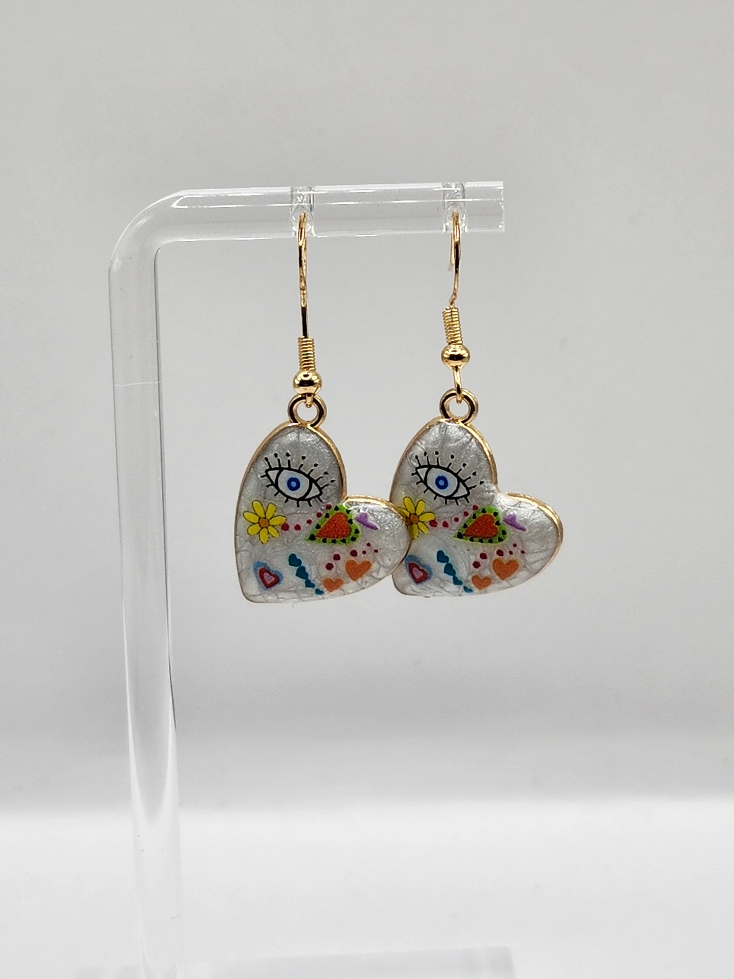Eye Heart Earrings