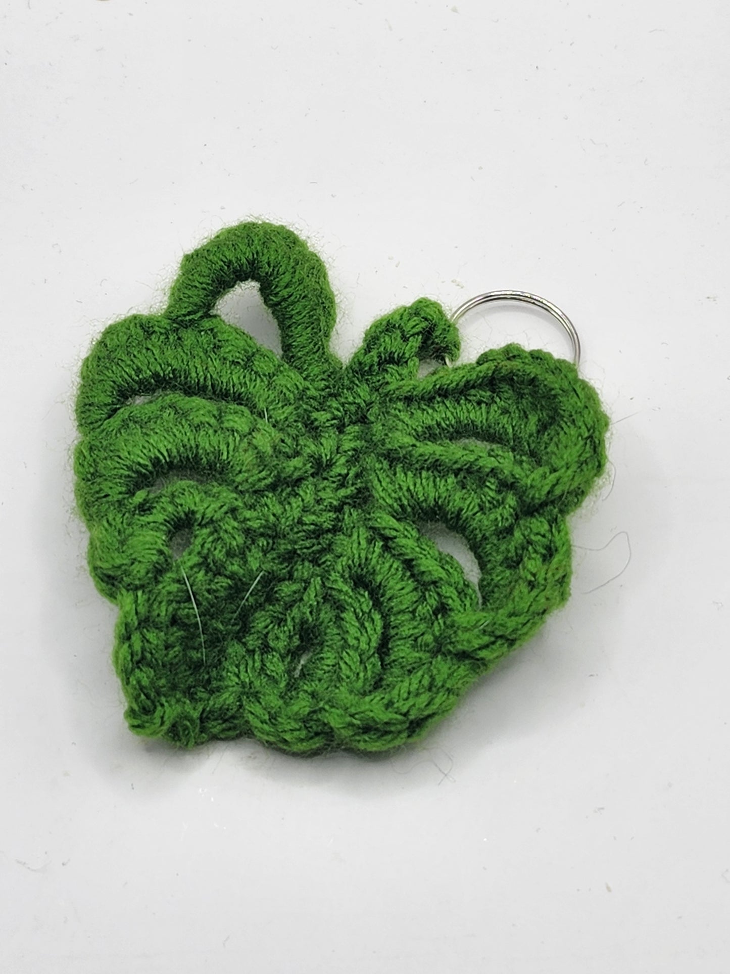 Monstera Leaf Keychain