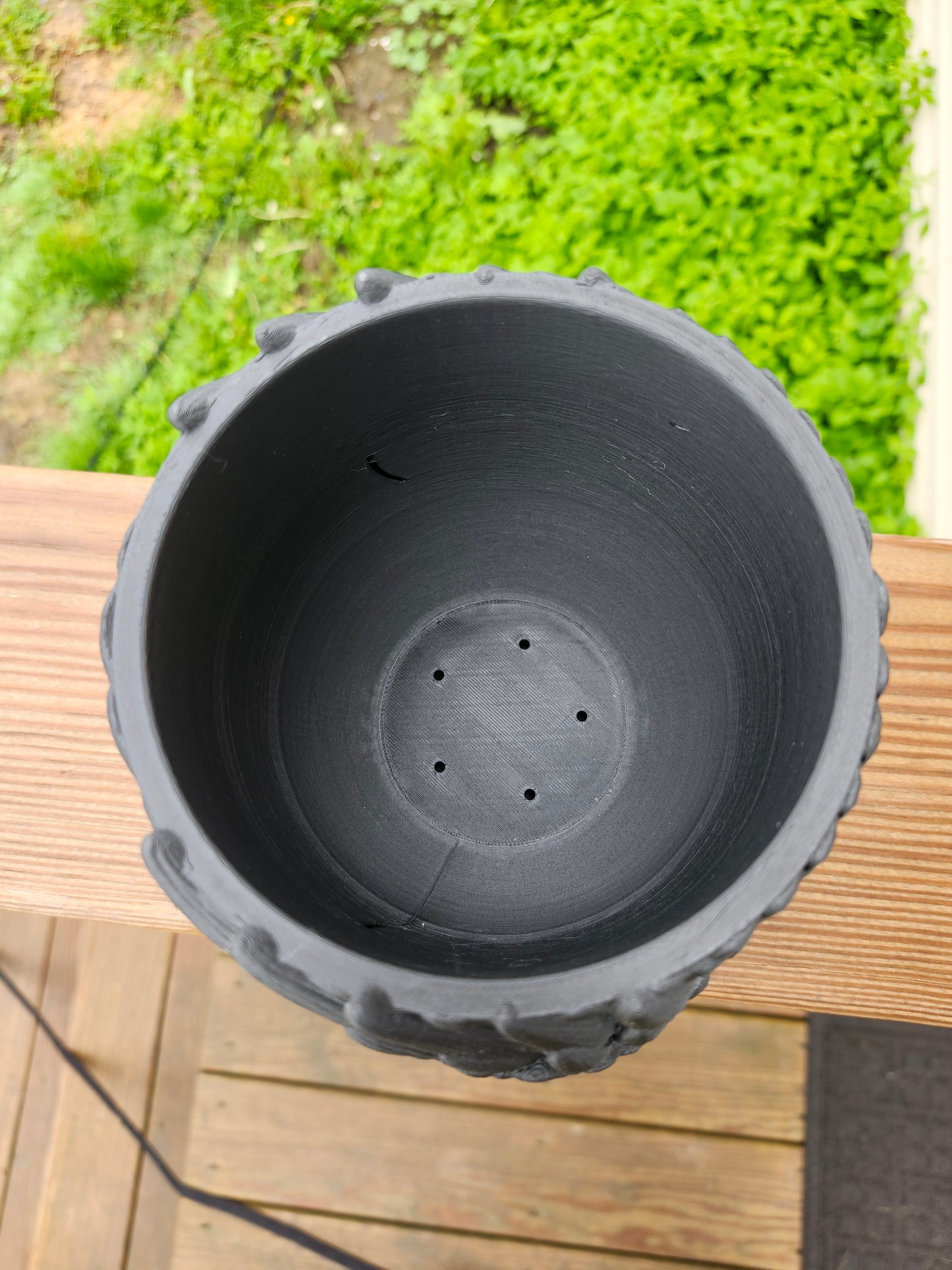 "Crying" Dragon Planter (CraftyKid3D)