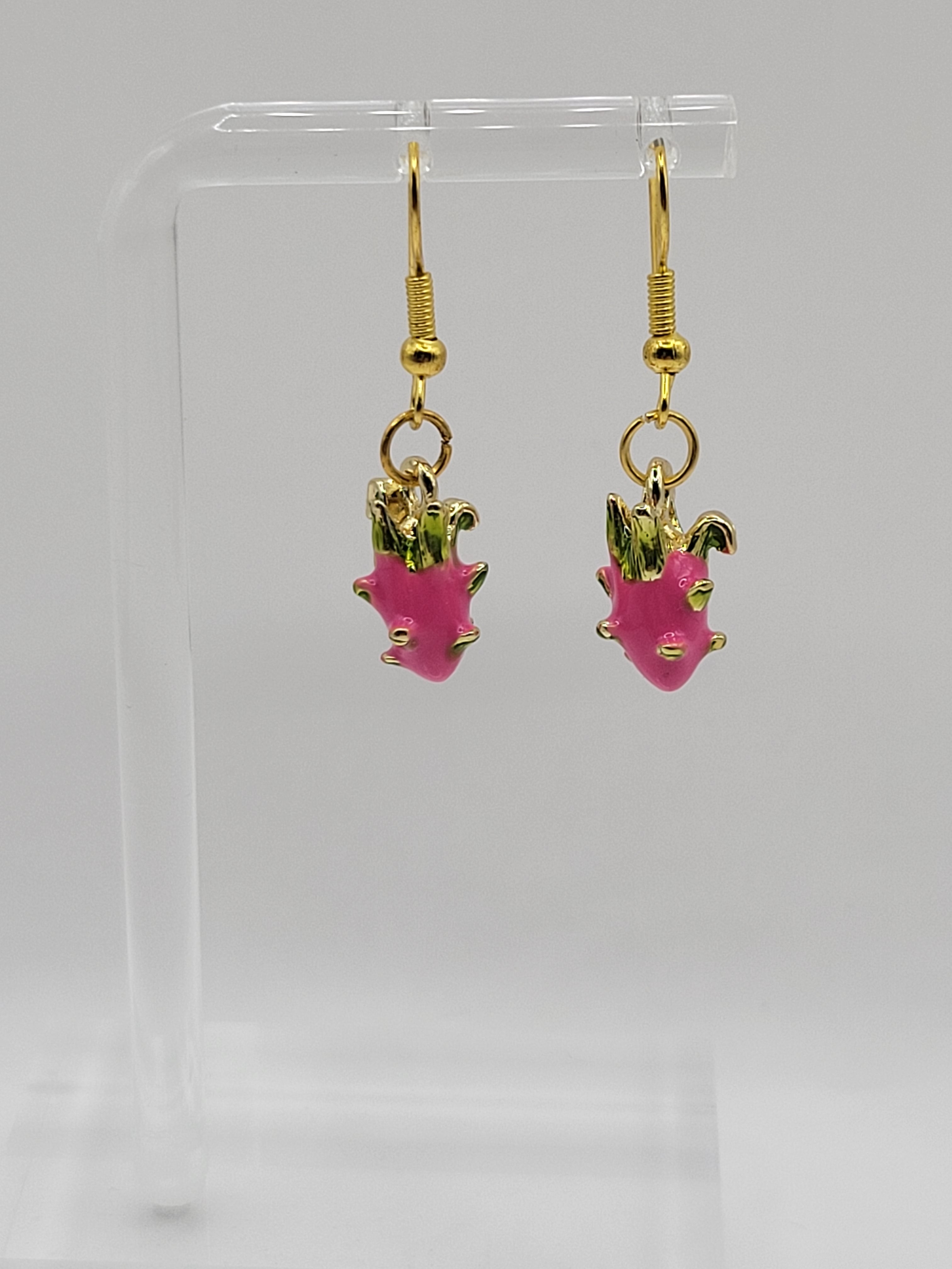 Dragon deals fruit earrings