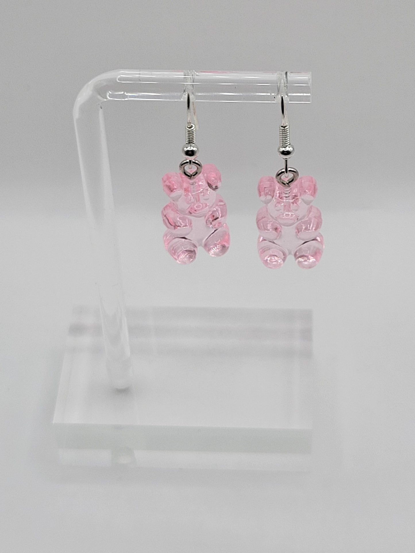 Boucles d'oreilles en forme d'ourson en gélatine