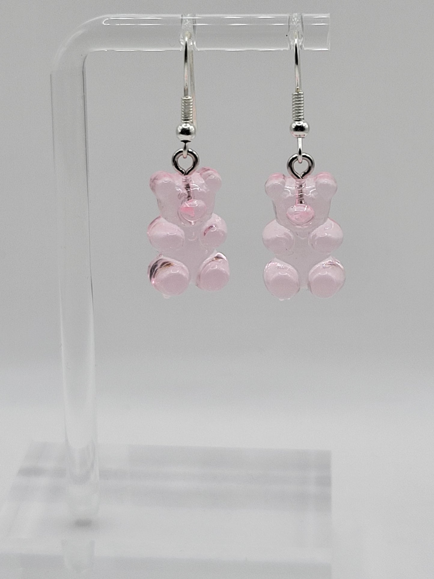 Boucles d'oreilles en forme d'ourson en gélatine