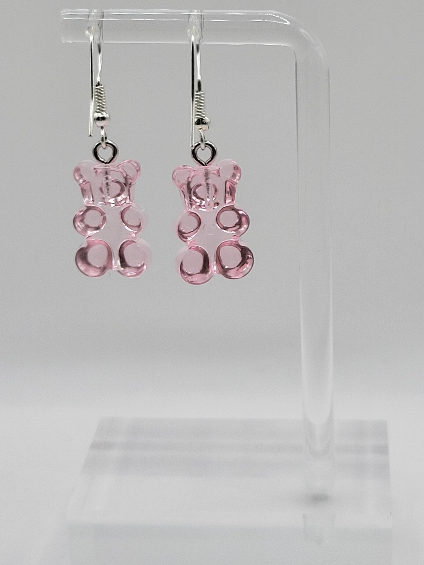 Boucles d'oreilles en forme d'ourson en gélatine