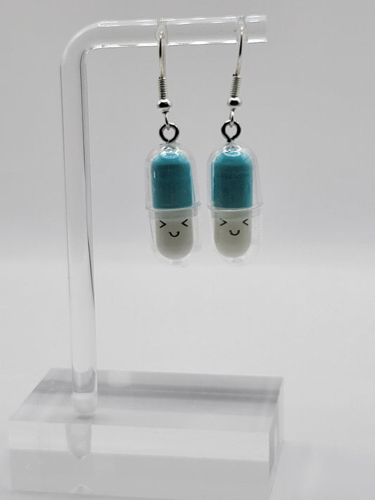 Happy Pill Earrings