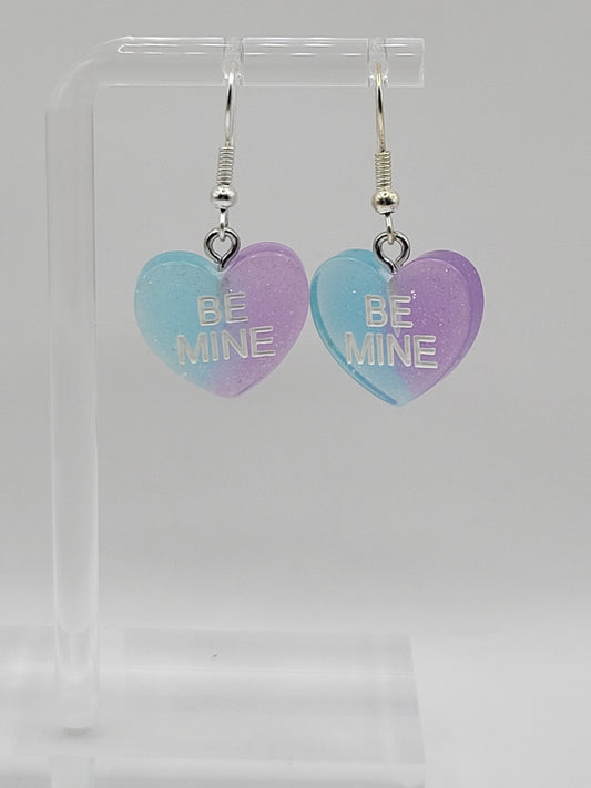 Conversational Heart Earrings