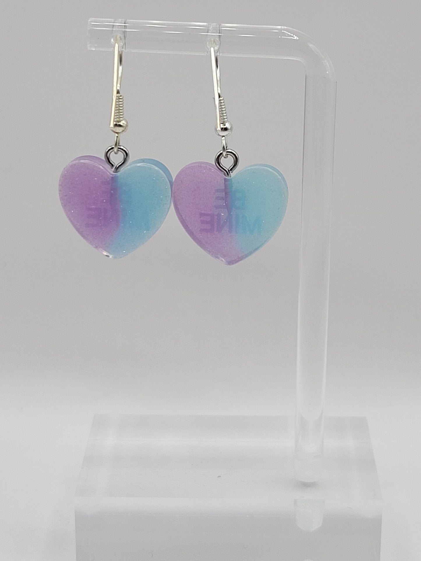 Conversational Heart Earrings