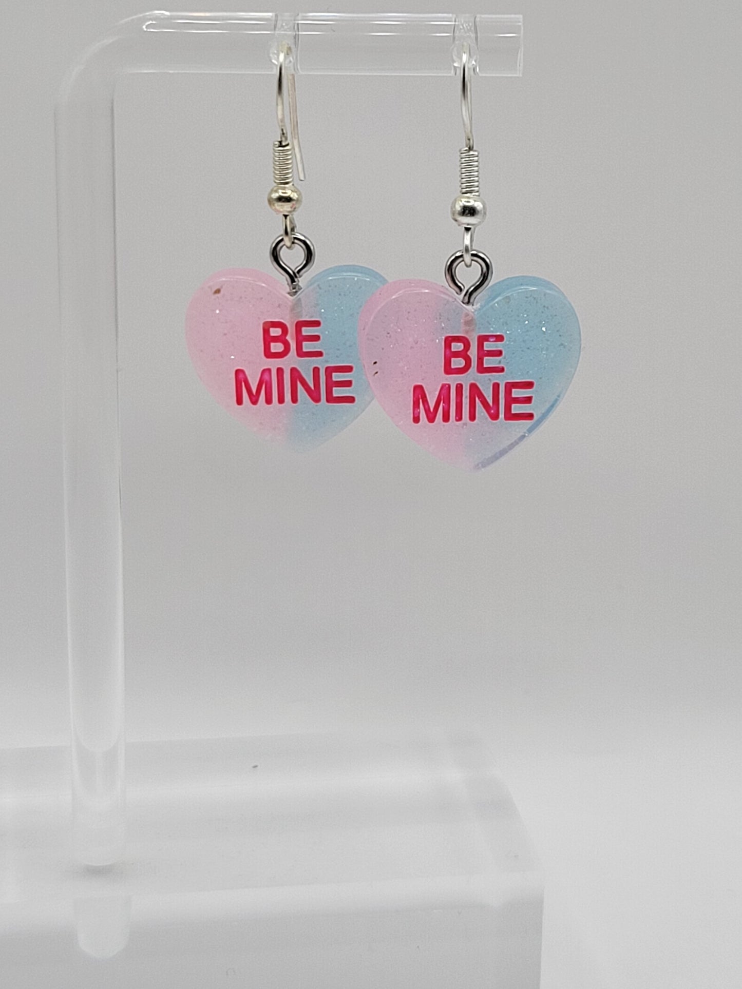 Conversational Heart Earrings