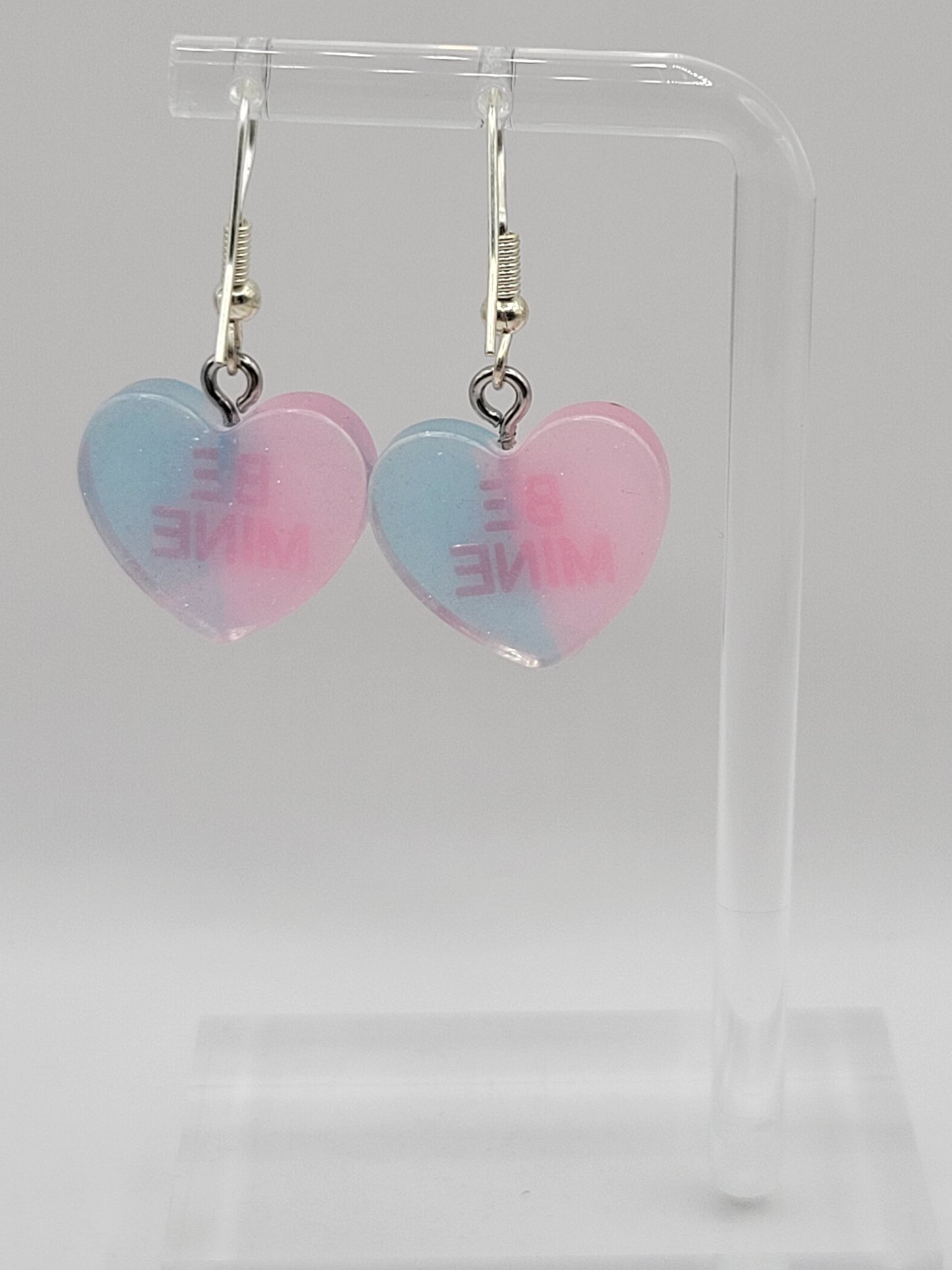 Conversational Heart Earrings