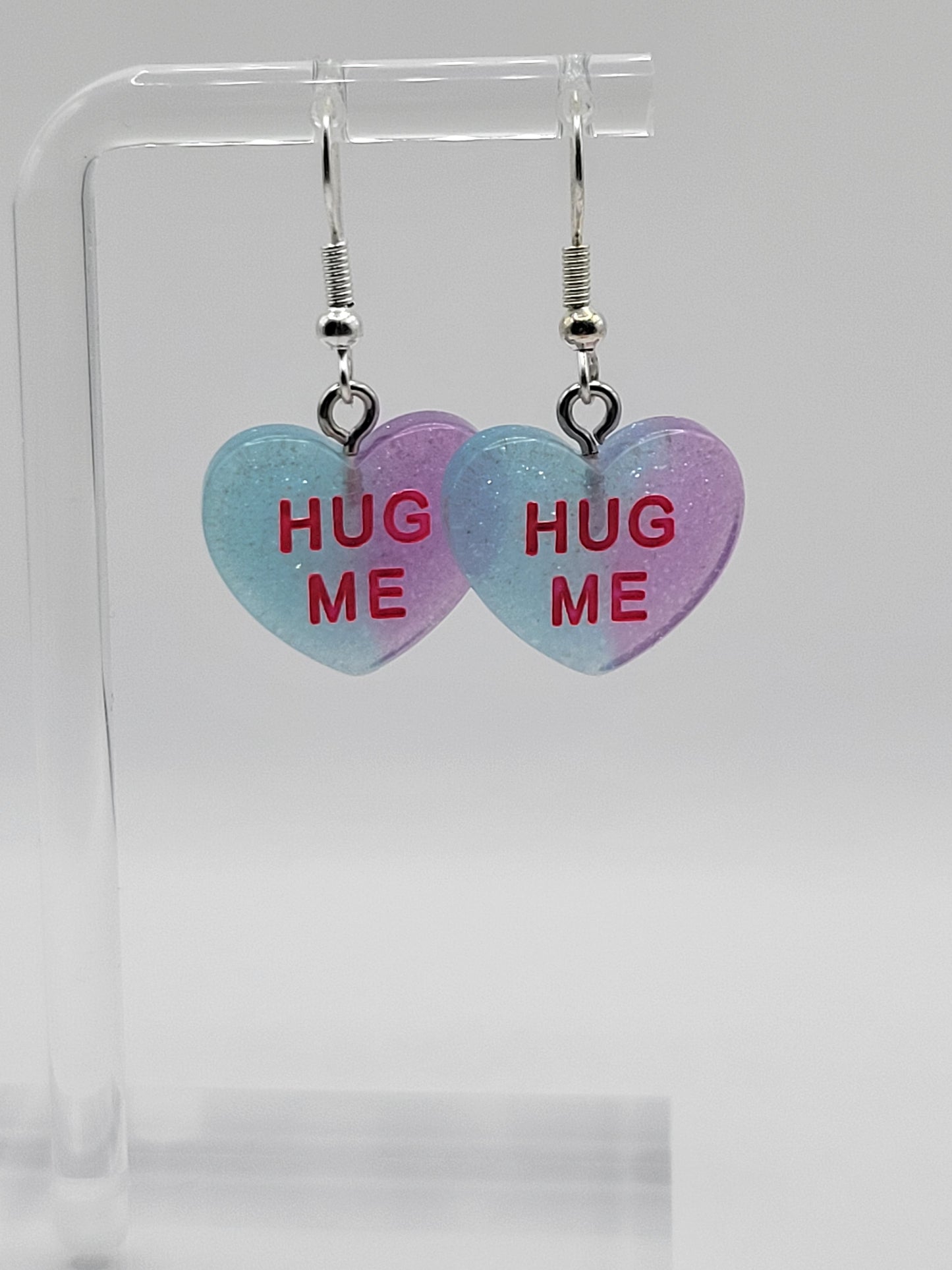 Conversational Heart Earrings