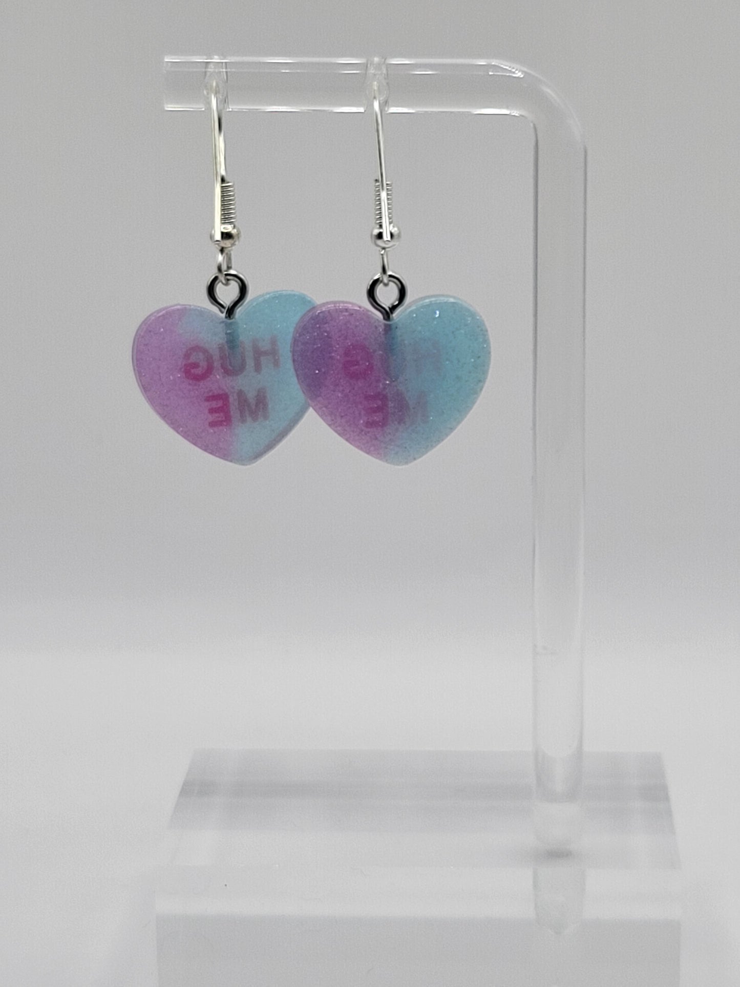 Conversational Heart Earrings