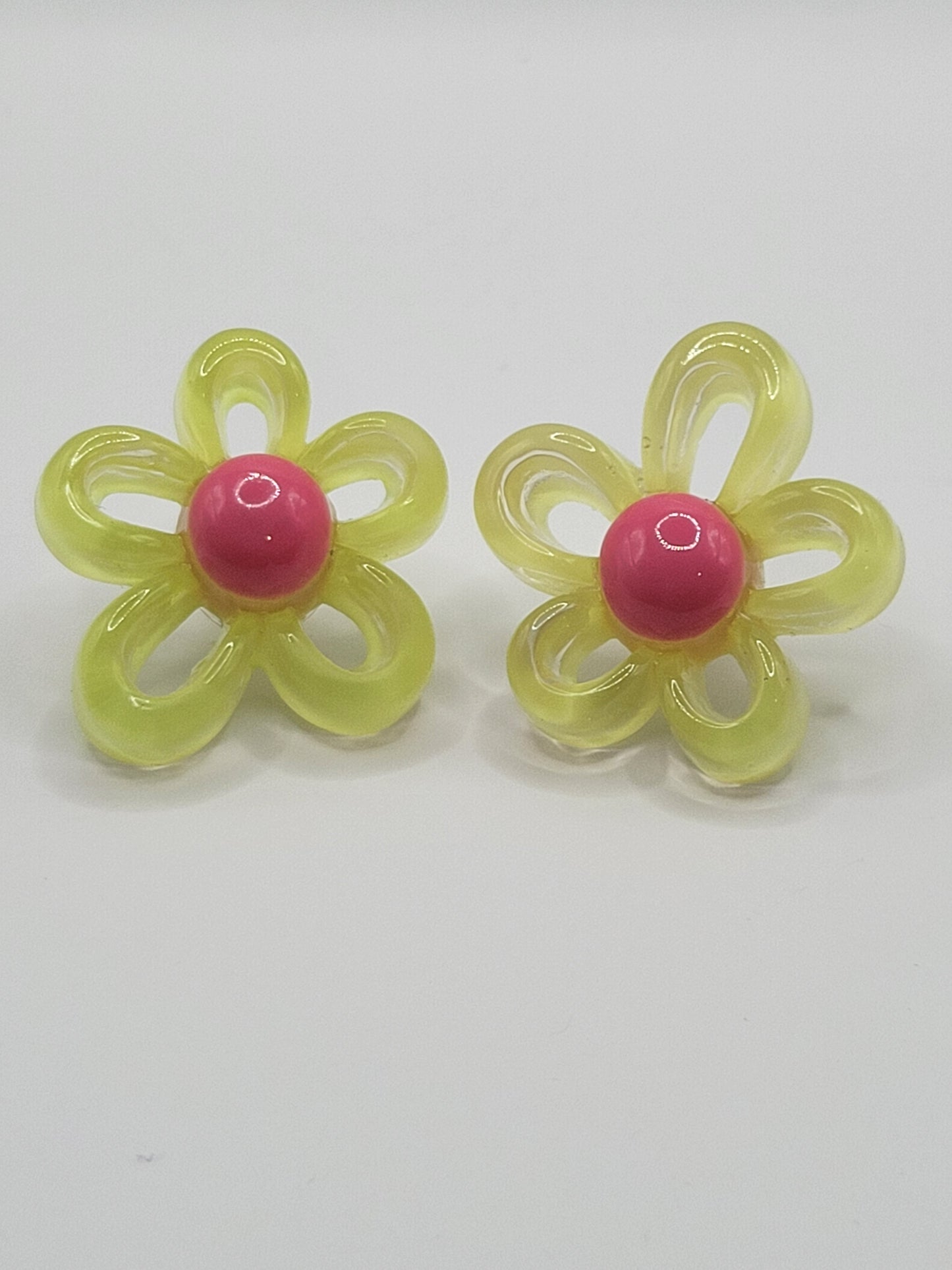 Clous d'oreilles Flower Power