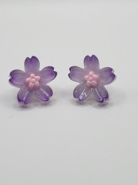 Hawaiian Flower Studs