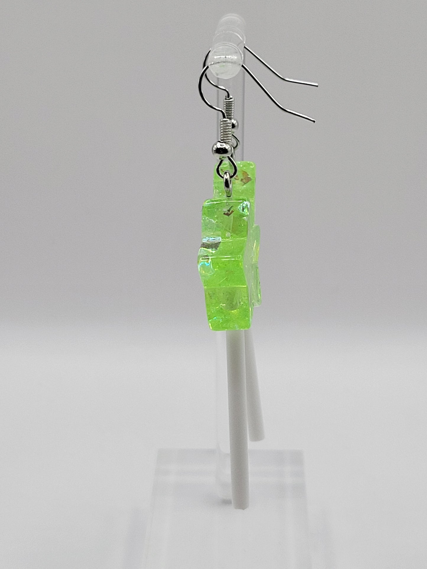 Boucles d'oreilles sucette étoile