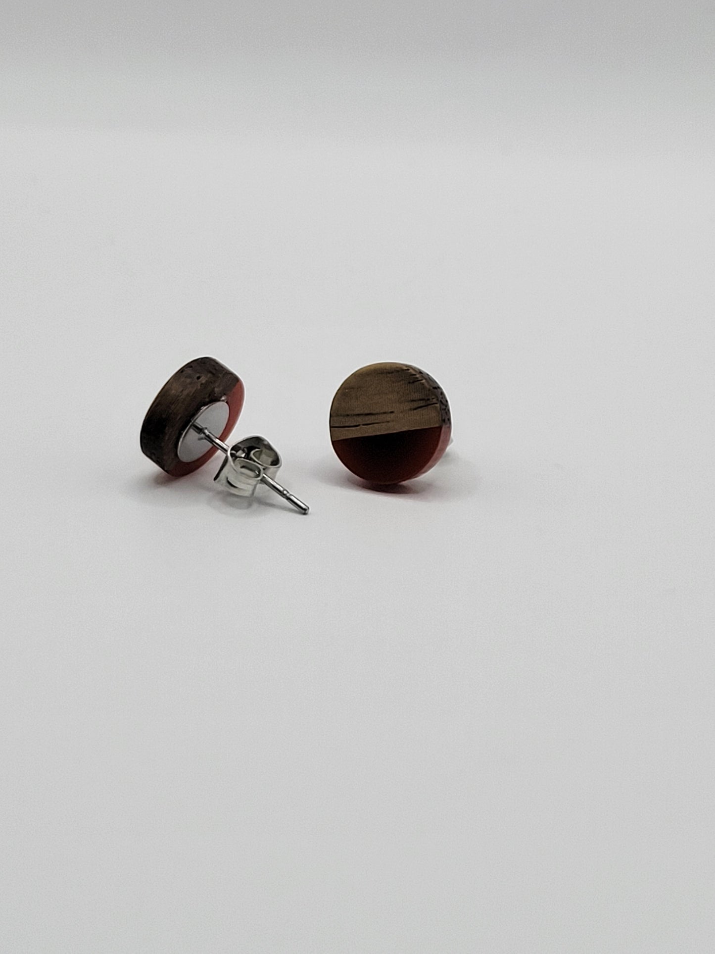 Domino Wood Earrings