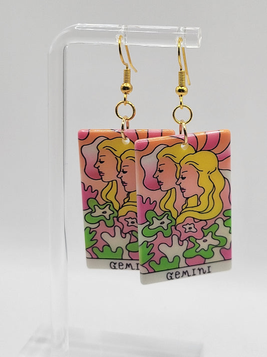 Zodiac Pendant Earrings