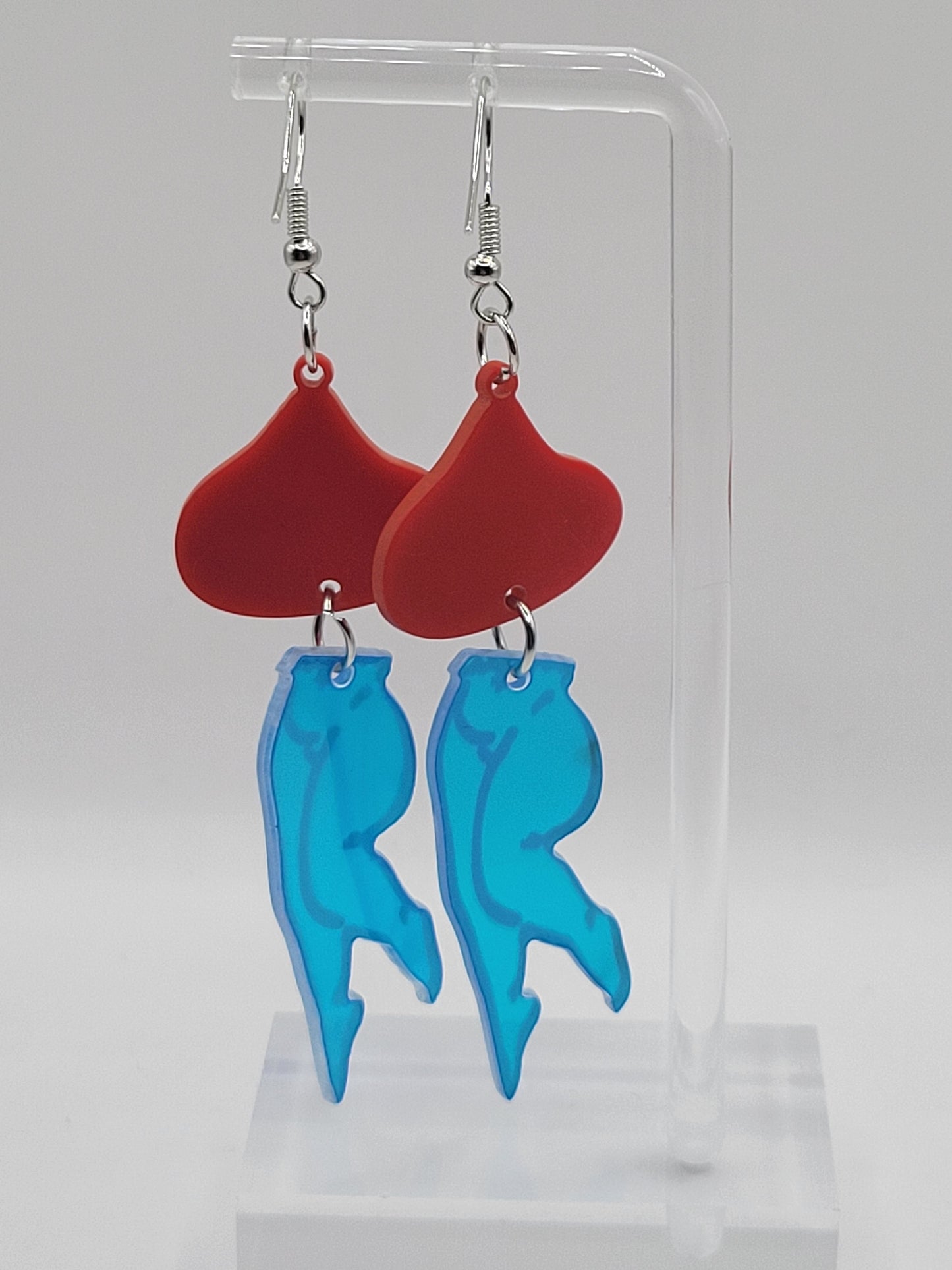 Boucles d'oreilles Pin-Up Champignon