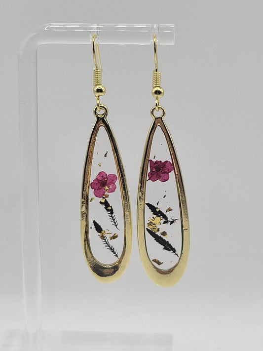Dried Flower Earrings
