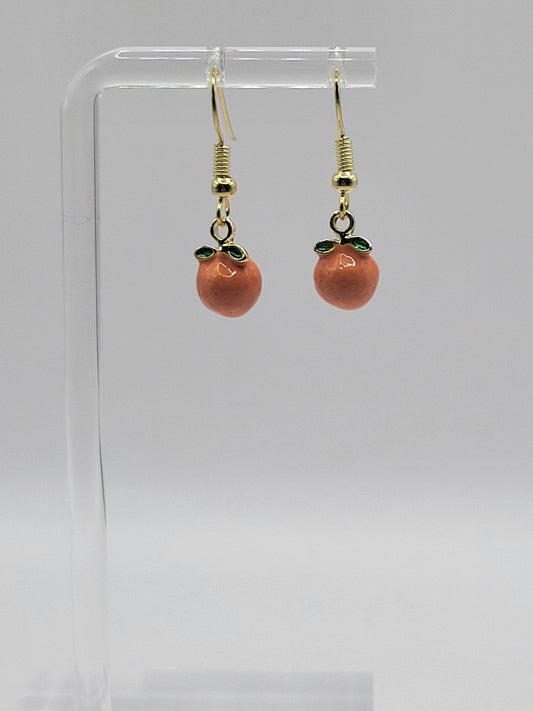 Boucles d'oreilles oranges