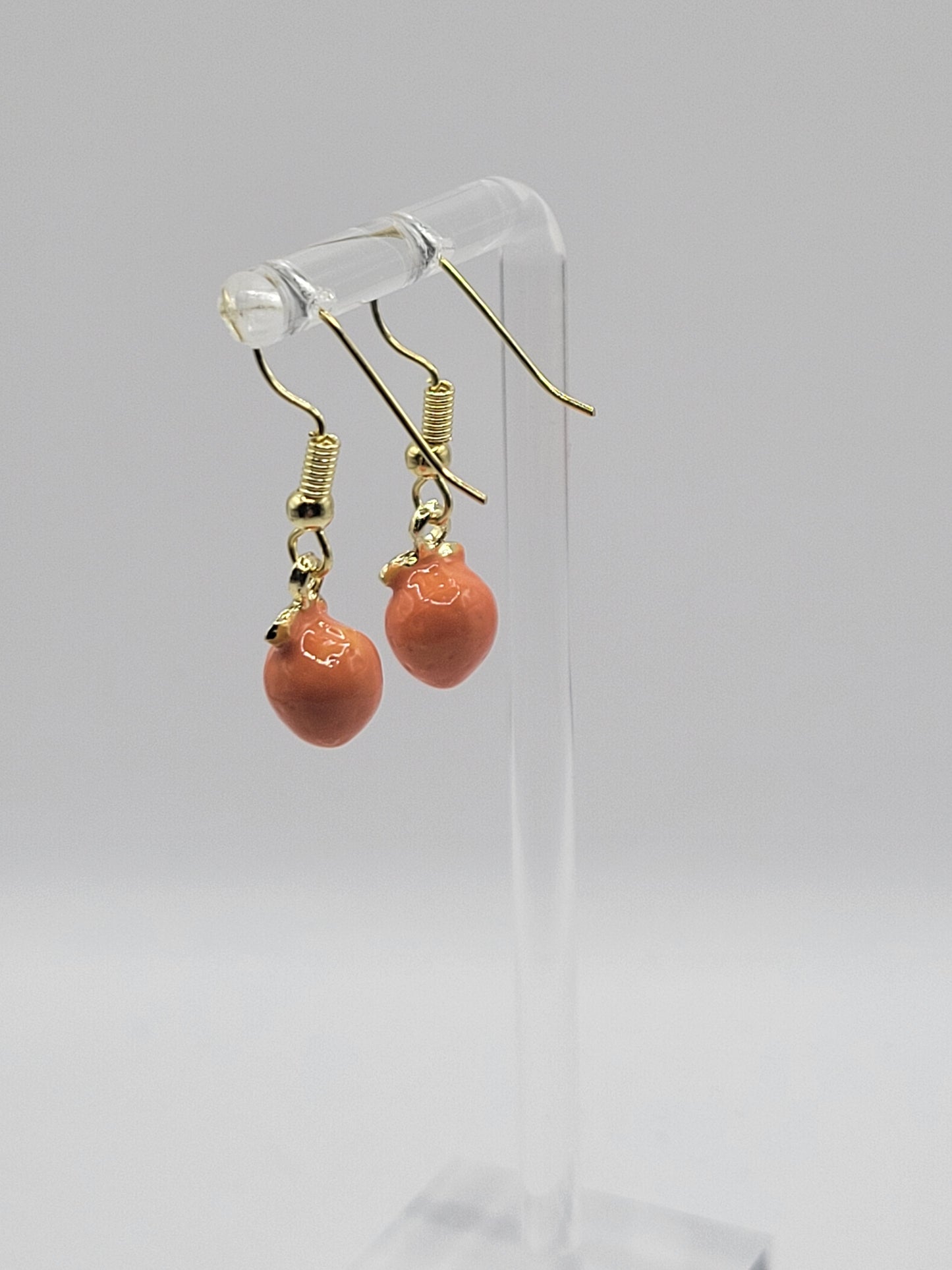 Boucles d'oreilles oranges