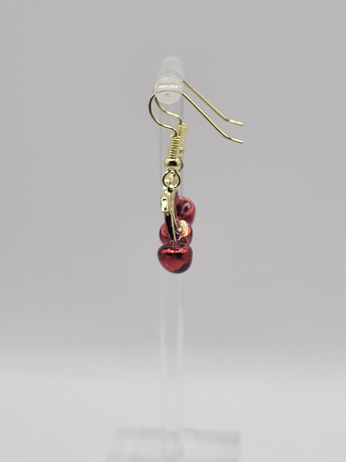 Boucles d'oreilles cerises