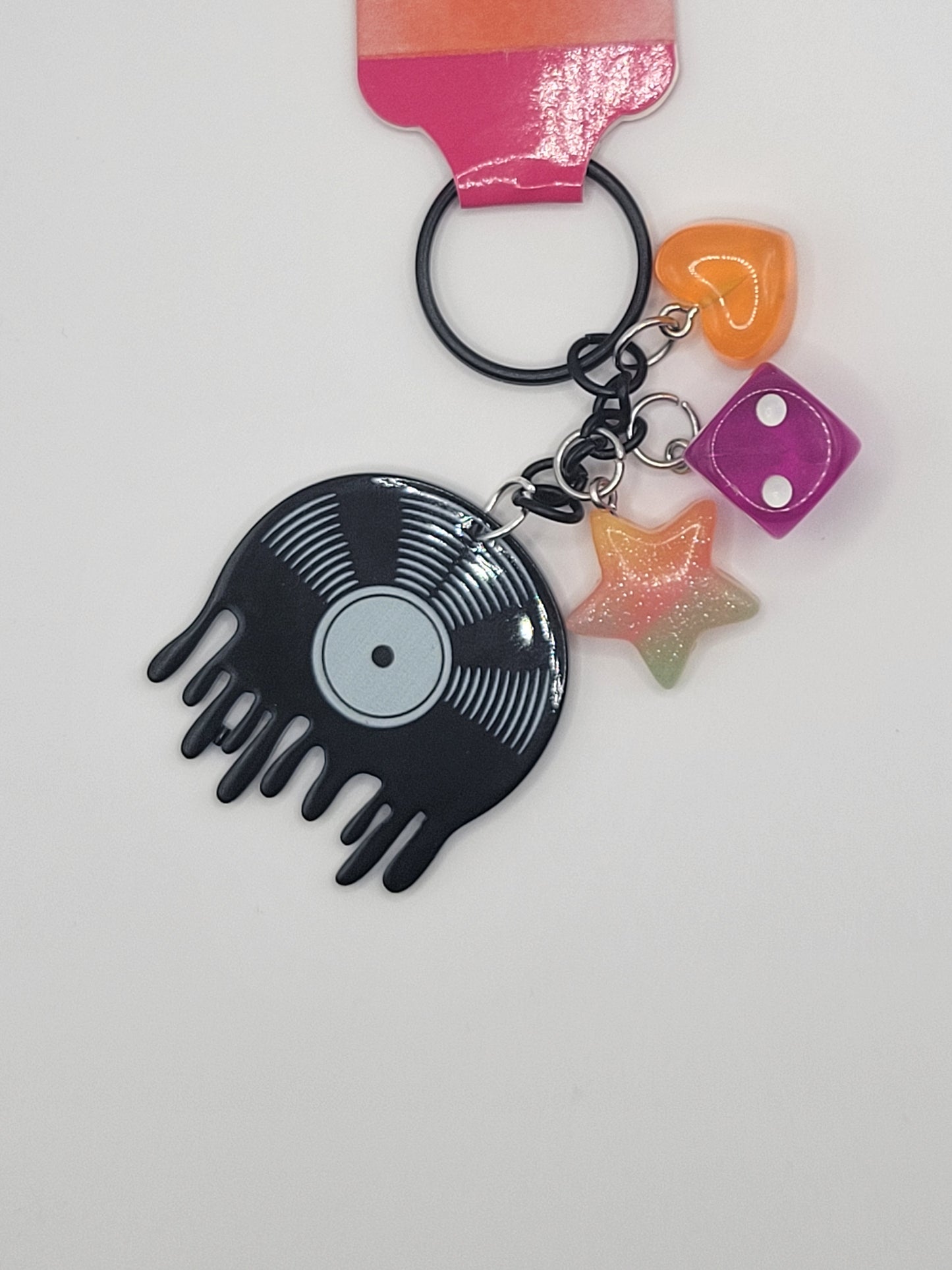 Melted Vinyl Keychains