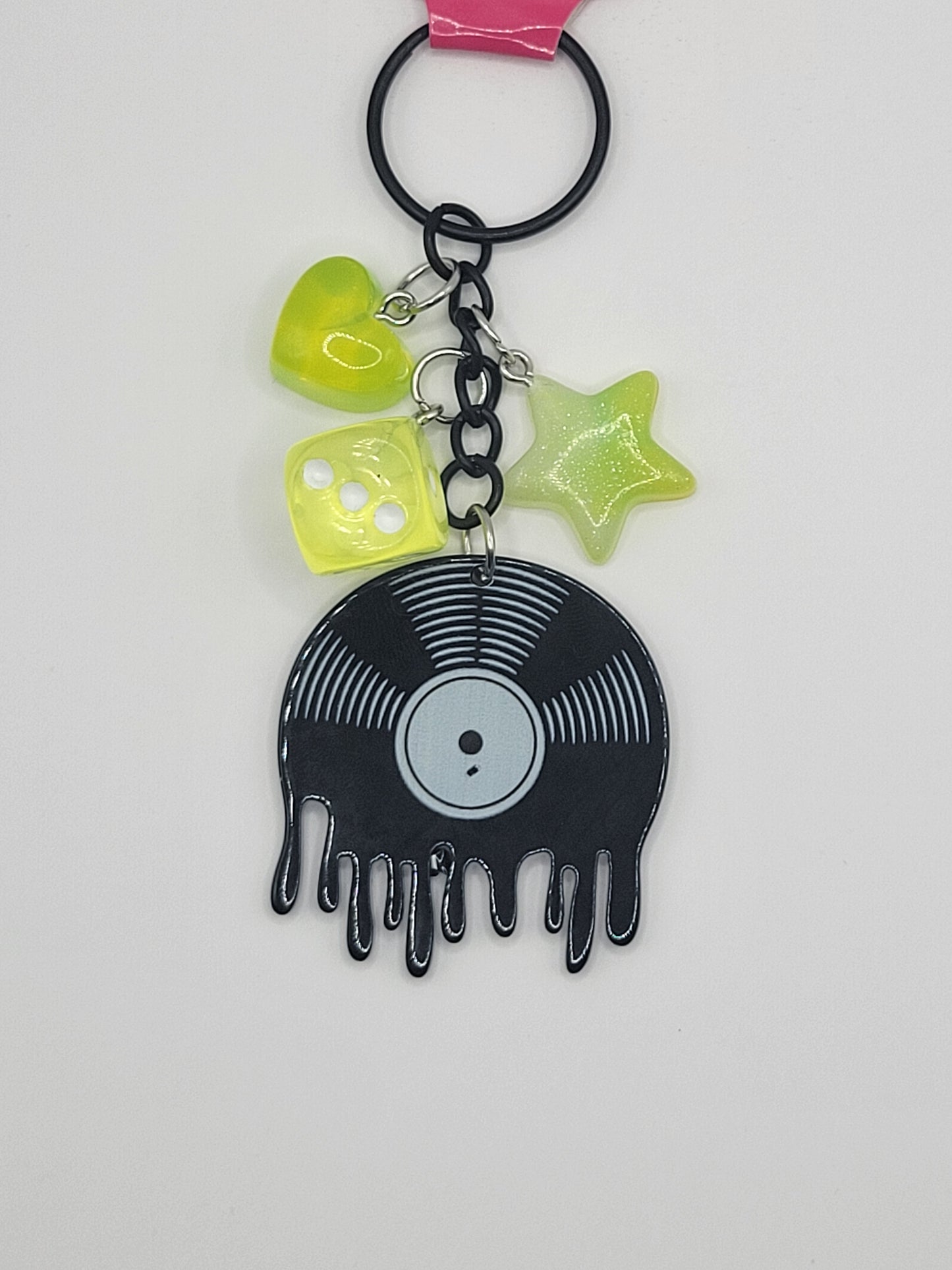 Melted Vinyl Keychains