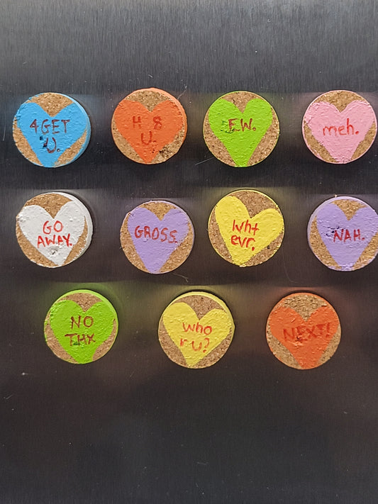 Anti-Conversational Heart Magnets