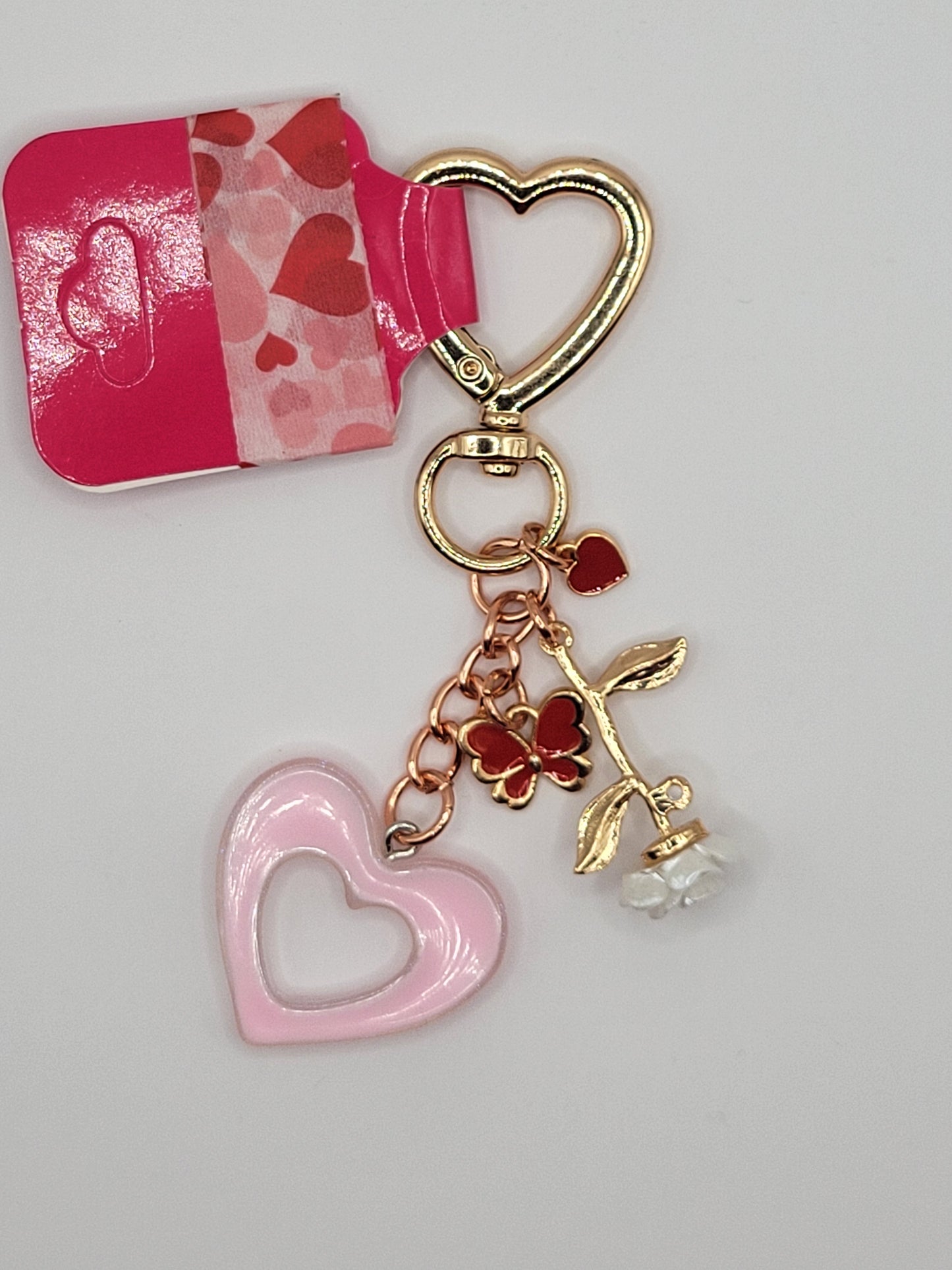 Heart Clip Keychains