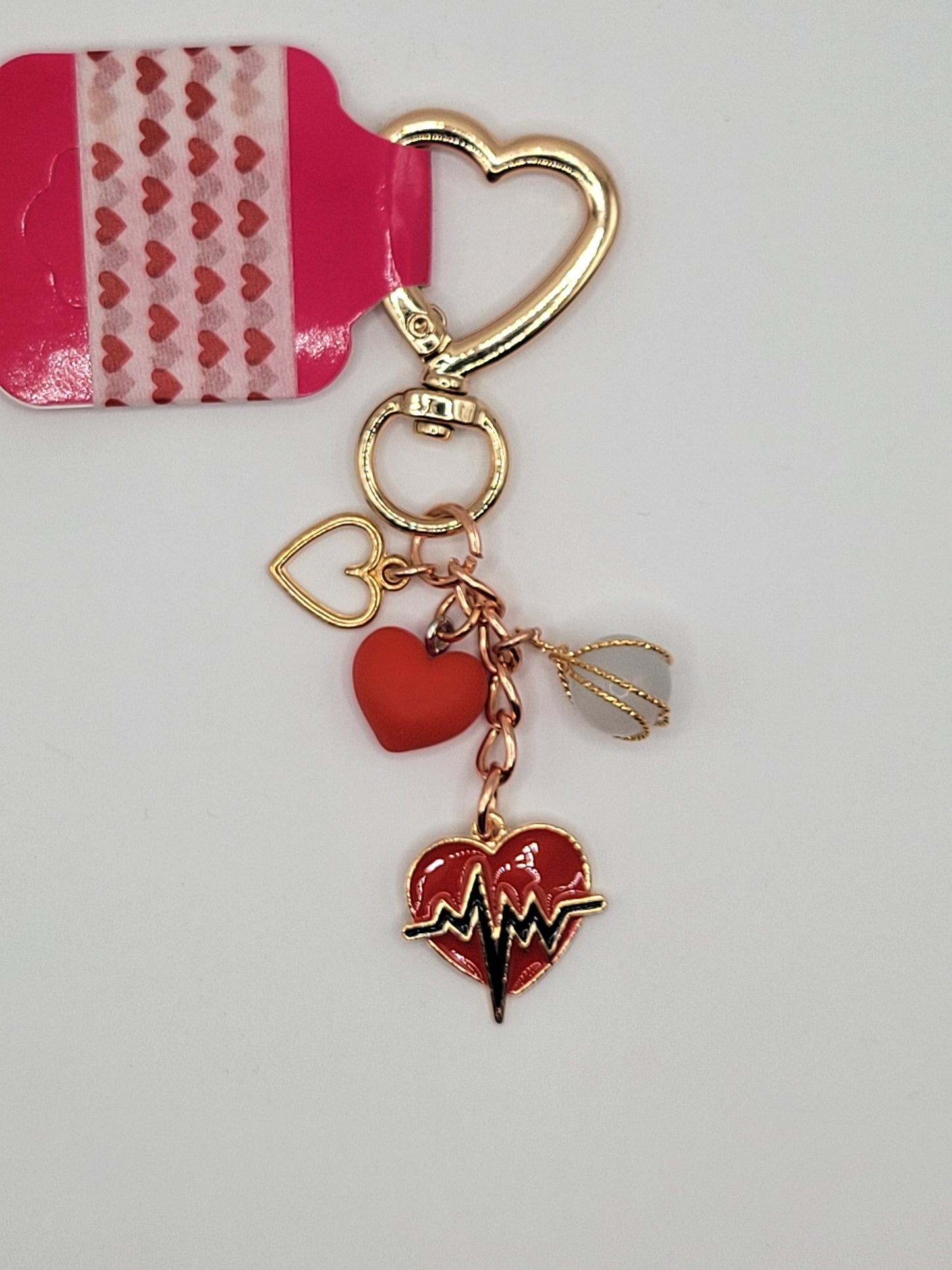 Heart Clip Keychains