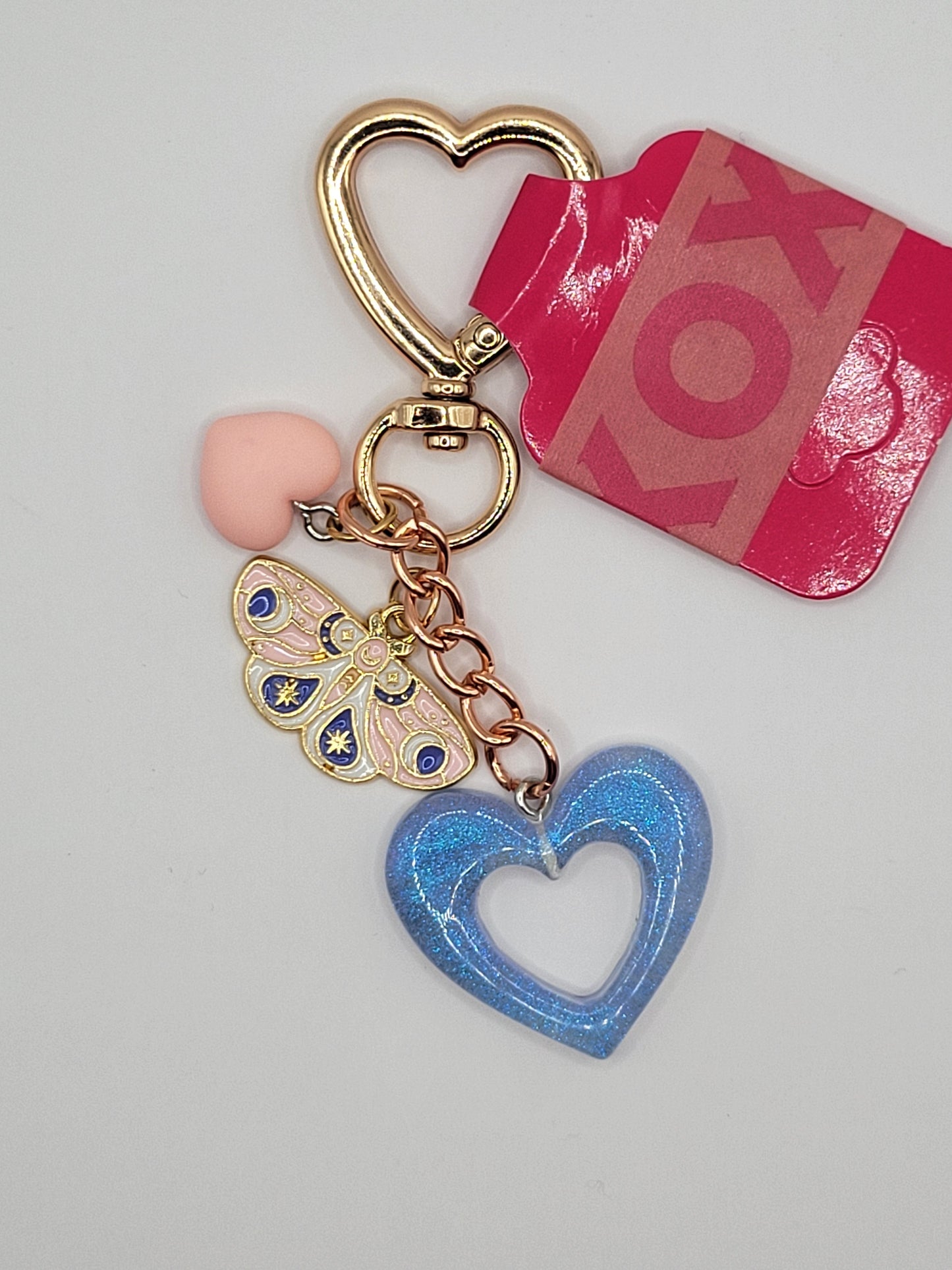 Heart Clip Keychains