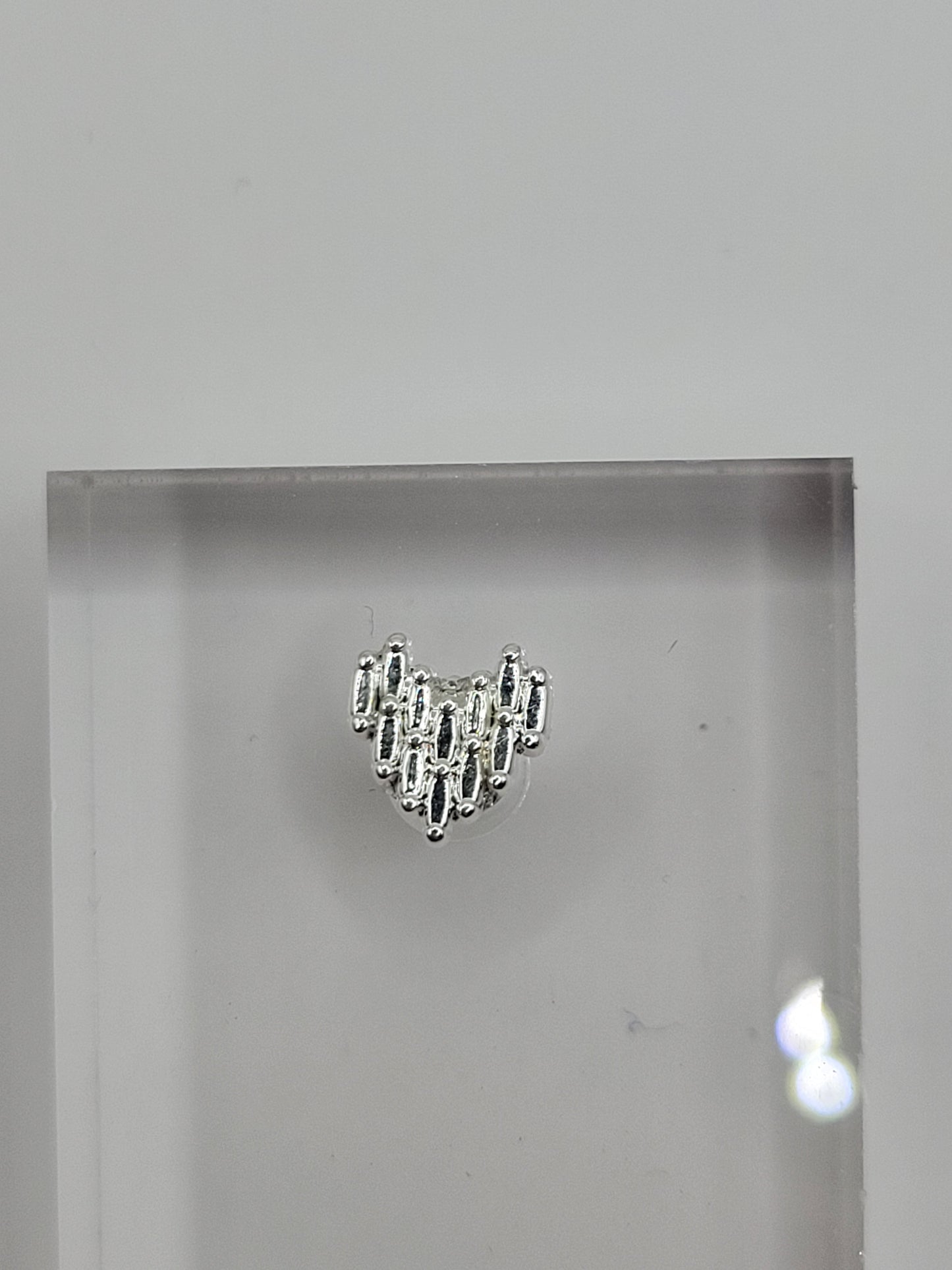 Pixel Heart Studs