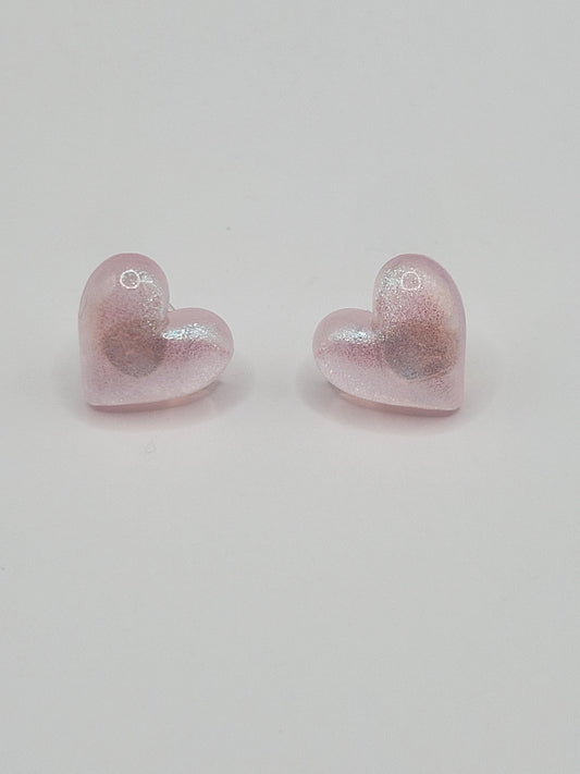 Sparkle Heart Studs