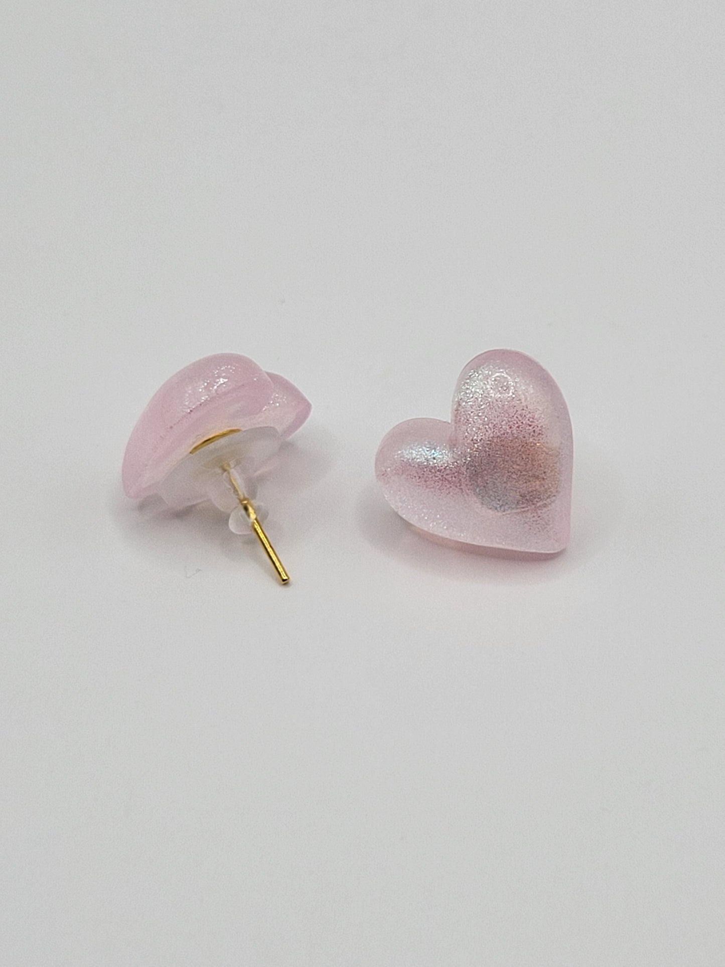 Sparkle Heart Studs