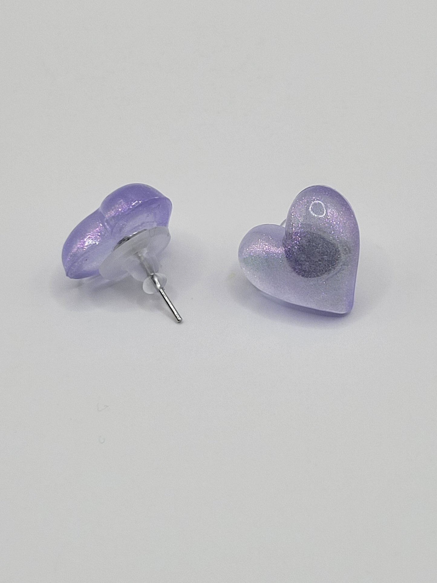 Sparkle Heart Studs