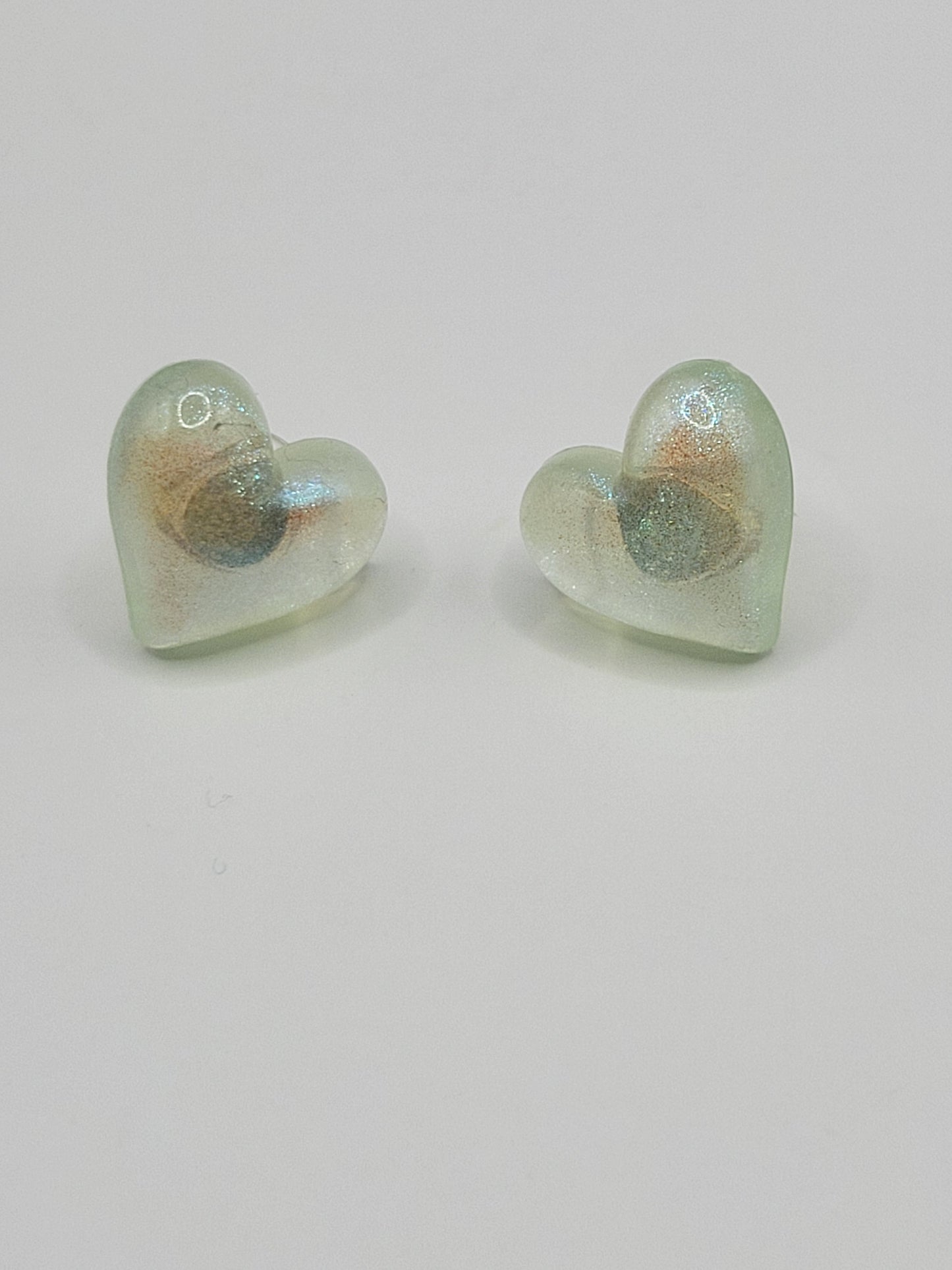 Sparkle Heart Studs