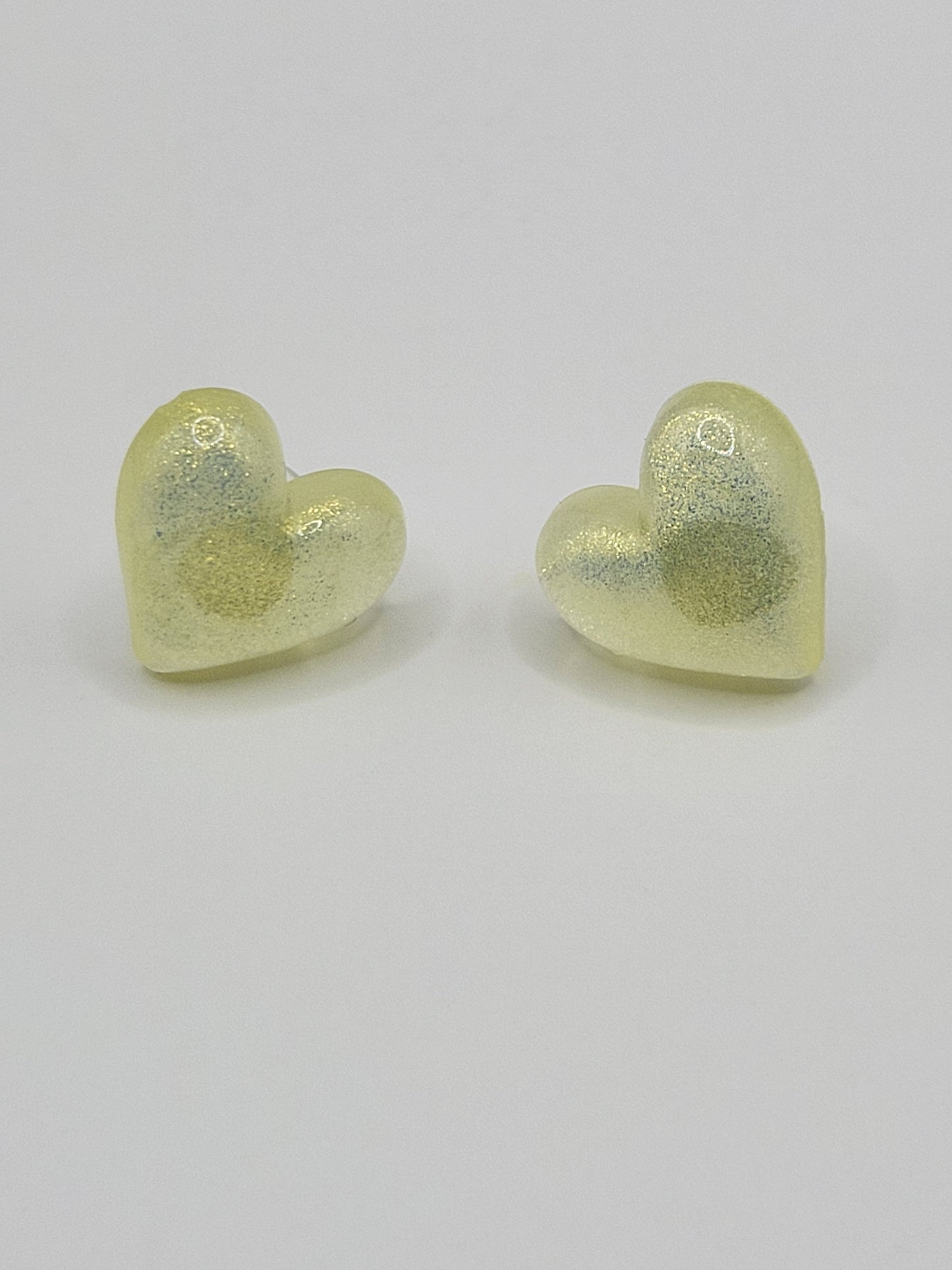 Sparkle Heart Studs