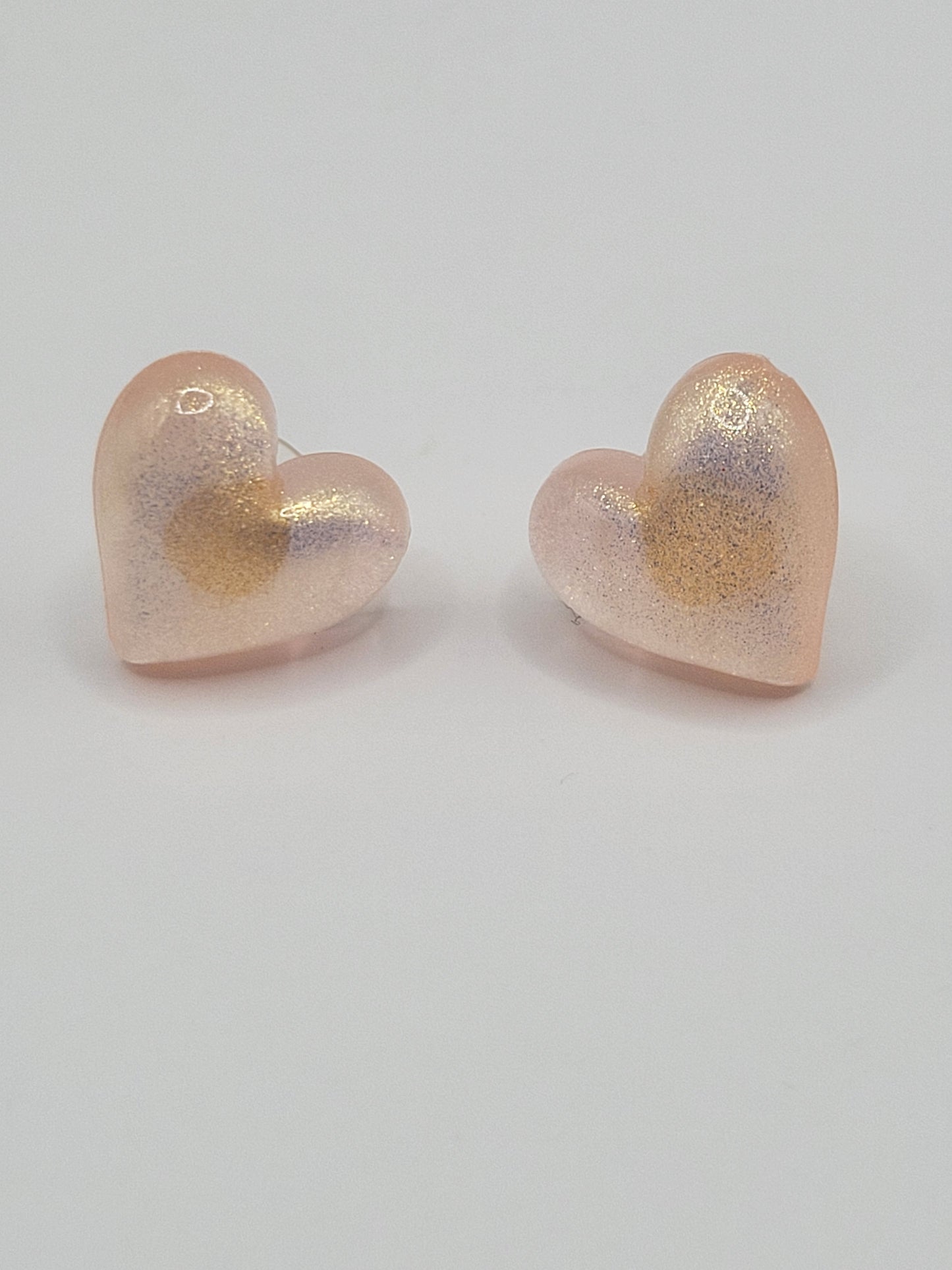 Sparkle Heart Studs