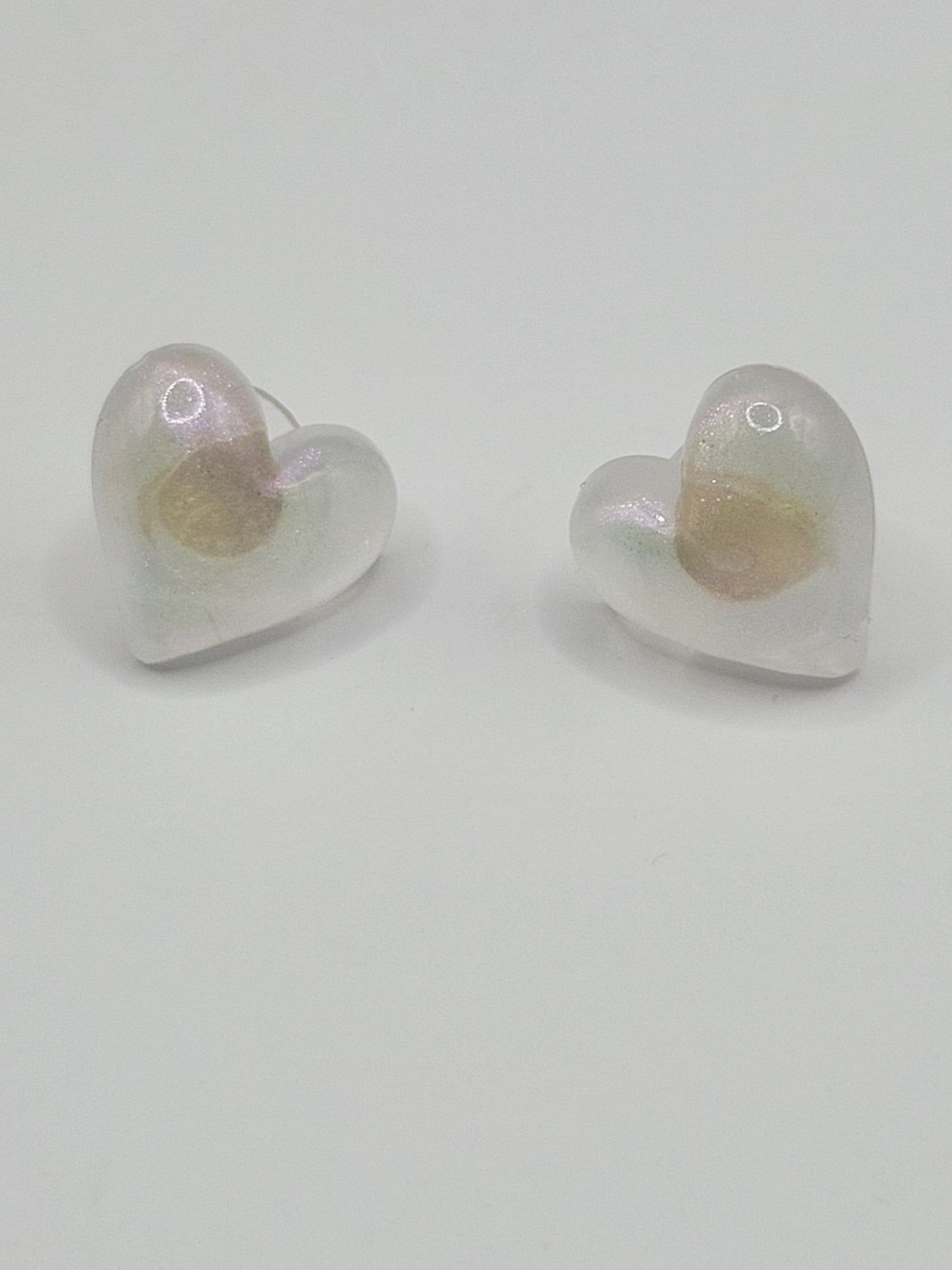 Sparkle Heart Studs