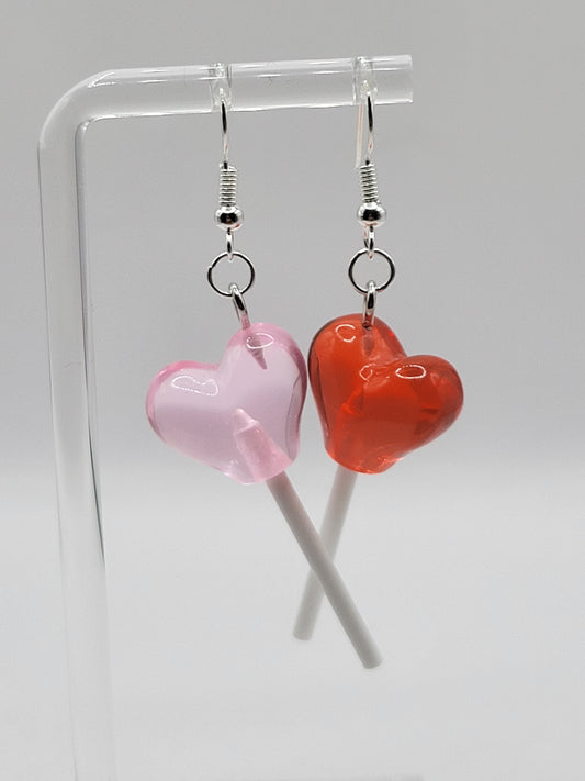 Boucles d'oreilles en forme de coeur