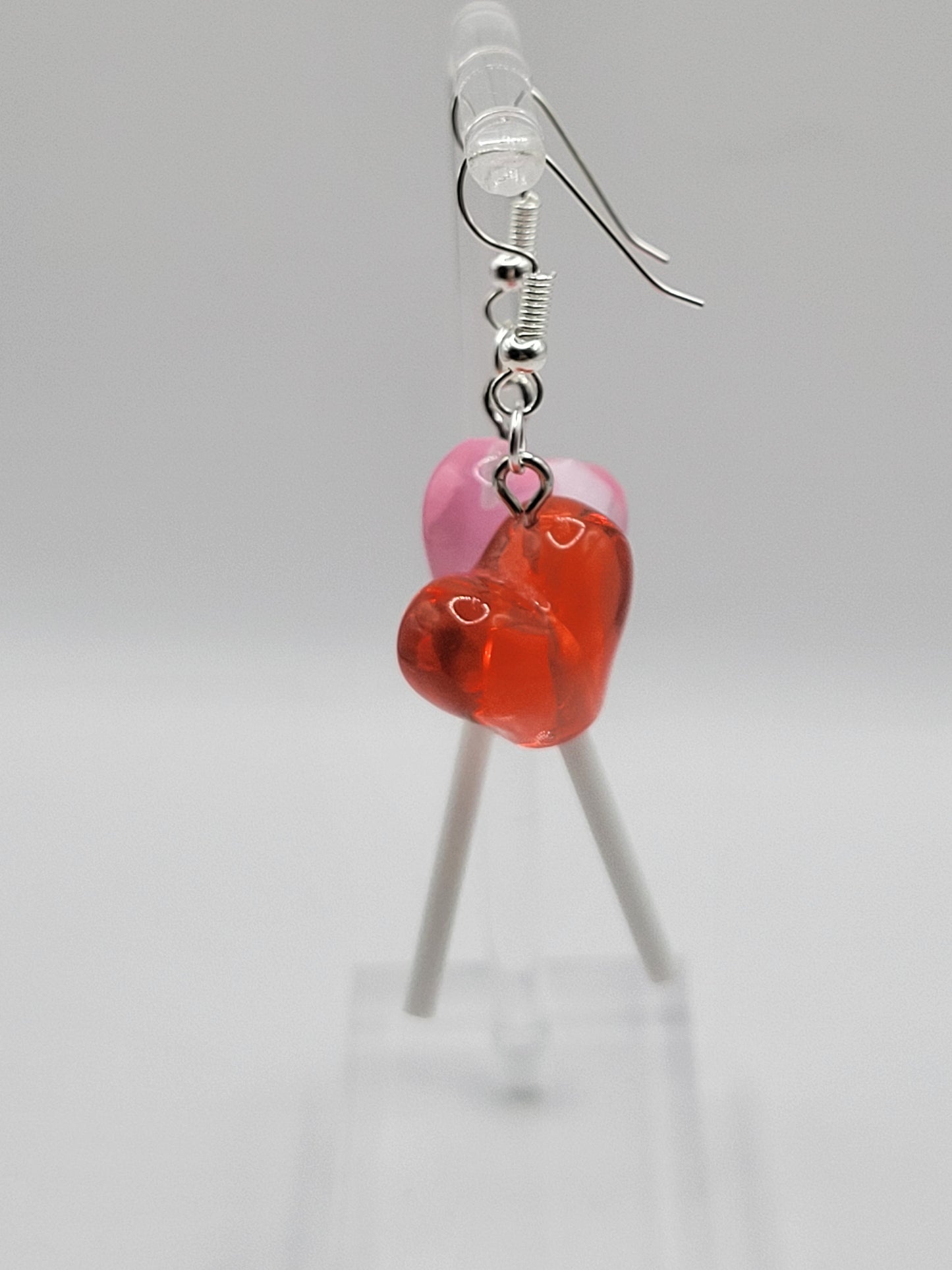 Boucles d'oreilles en forme de coeur