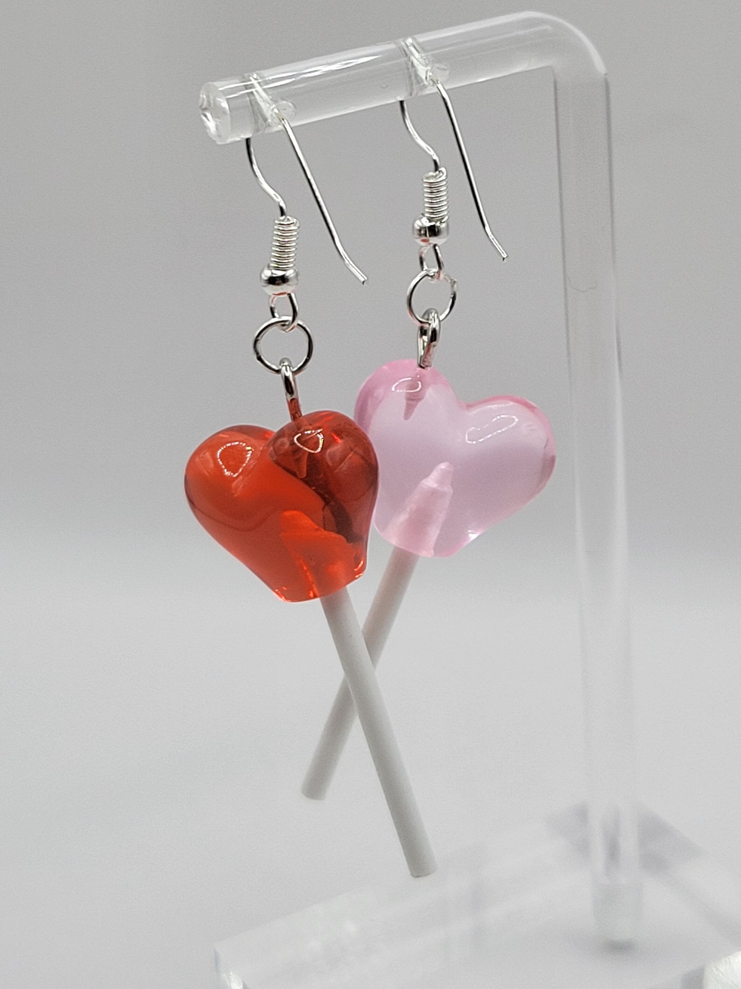 Boucles d'oreilles en forme de coeur