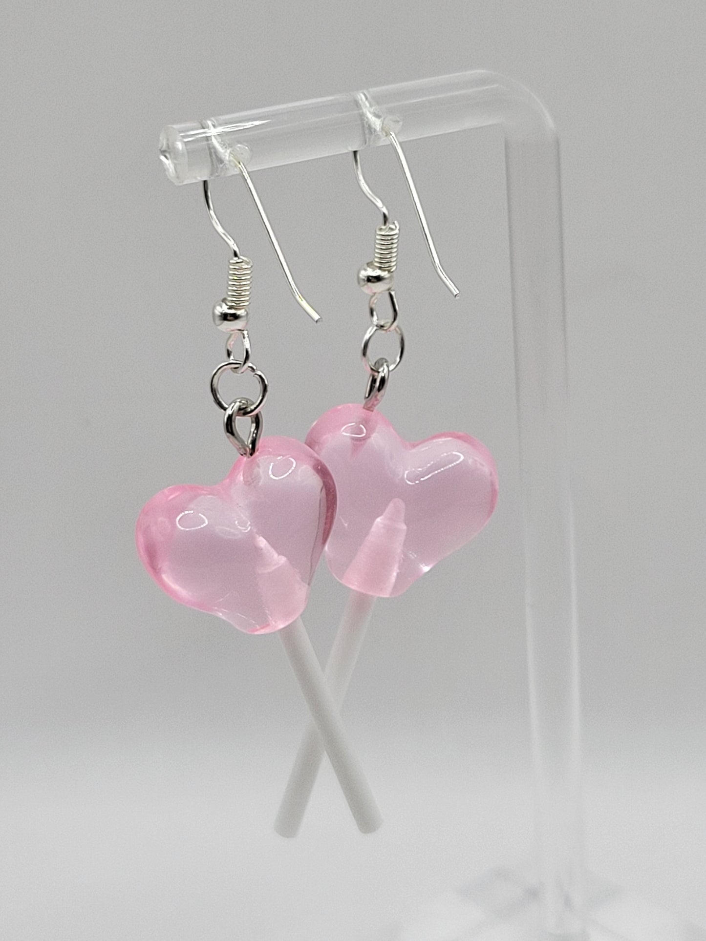 Boucles d'oreilles en forme de coeur